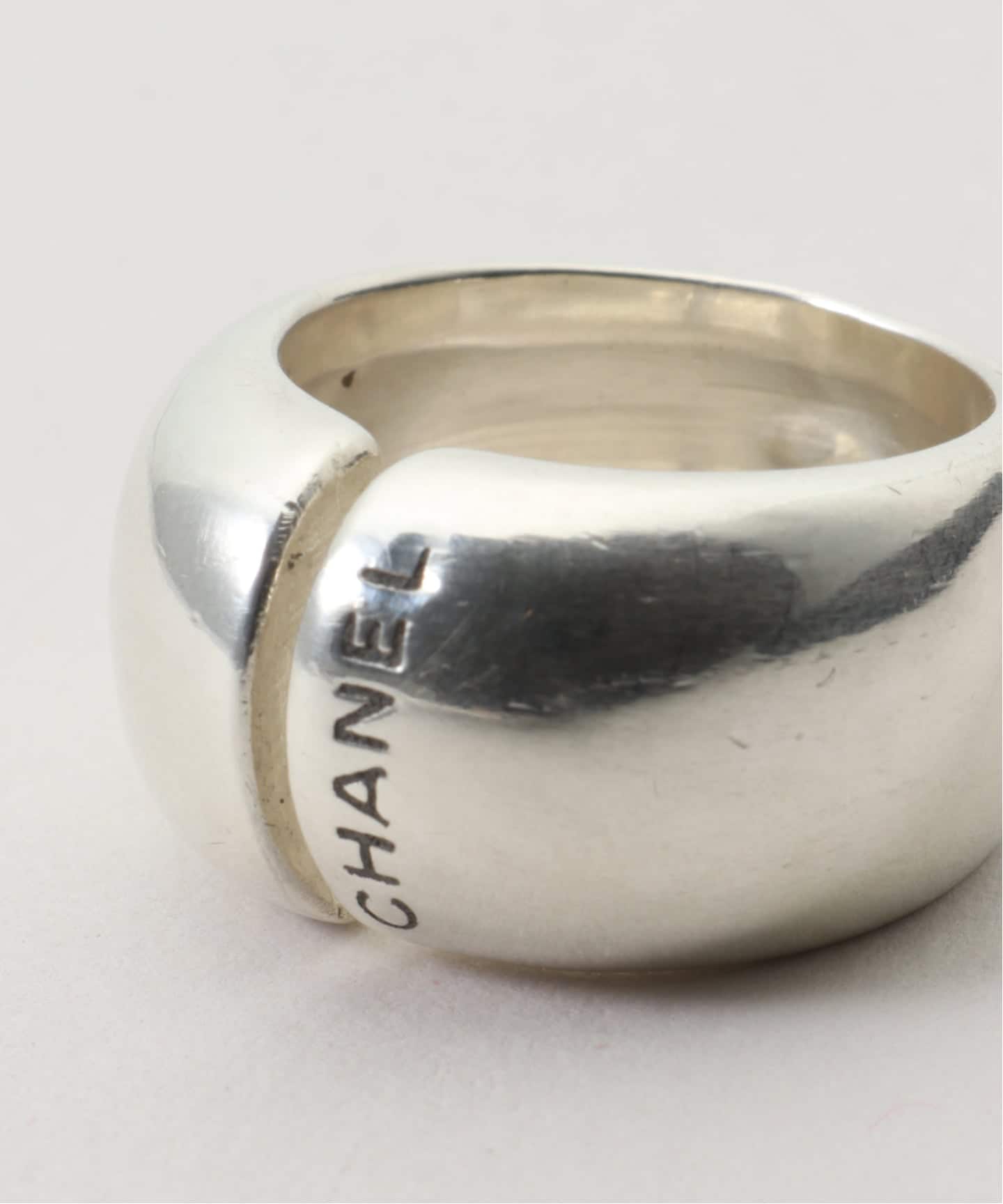VINTAGE CHANEL/シャネル】 ring logo wide（リング）｜ENSEMBLE