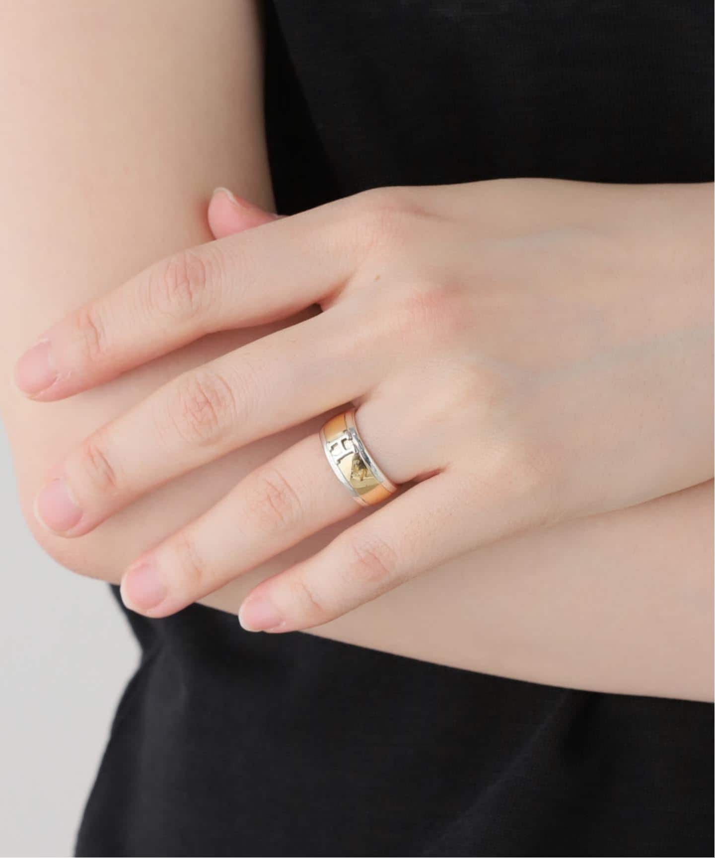 VINTAGE HERMES/エルメス】 H logo ring（リング）｜ENSEMBLE