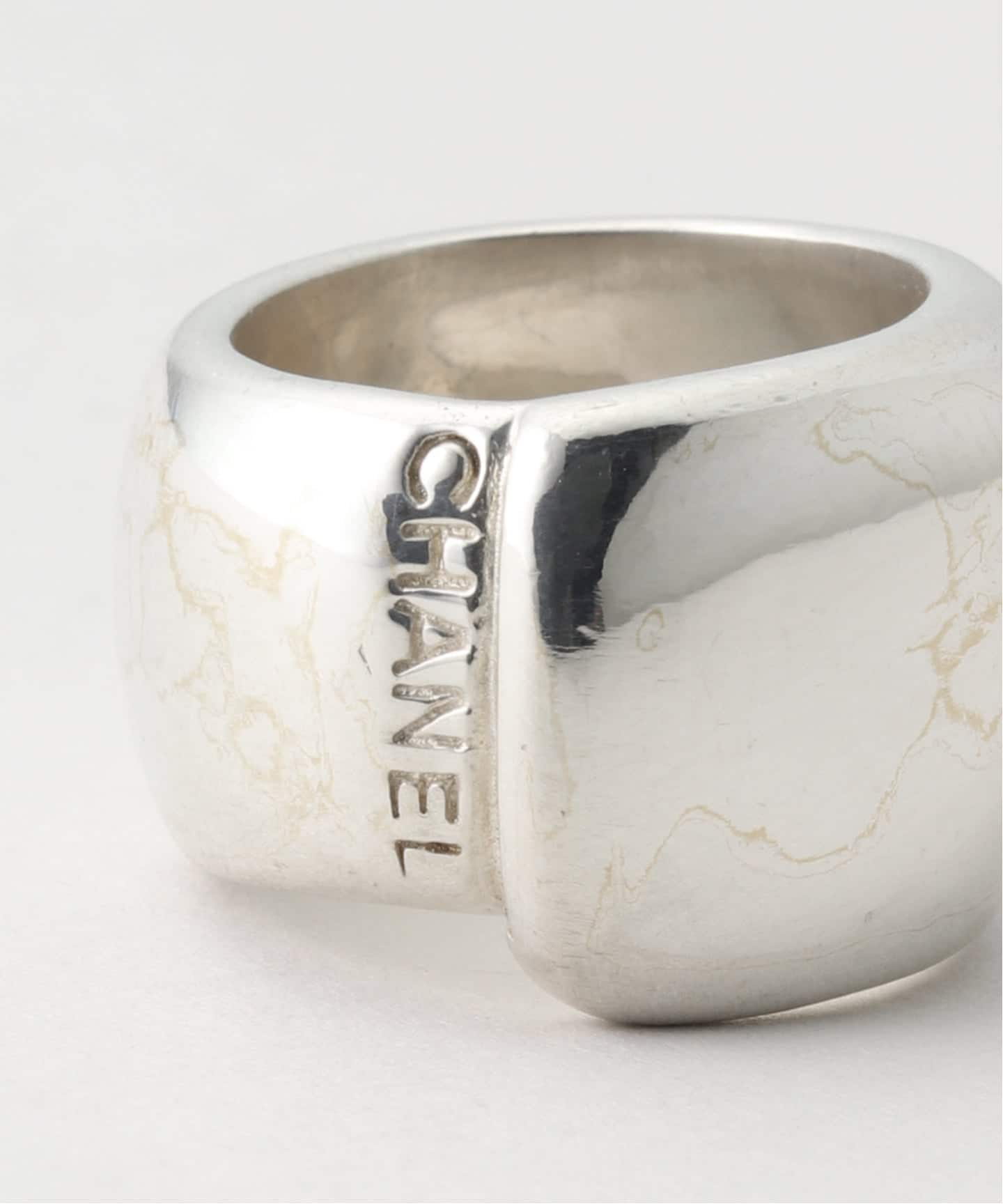 VINTAGE CHANEL/シャネル】ring wide roll logo（リング）｜ENSEMBLE