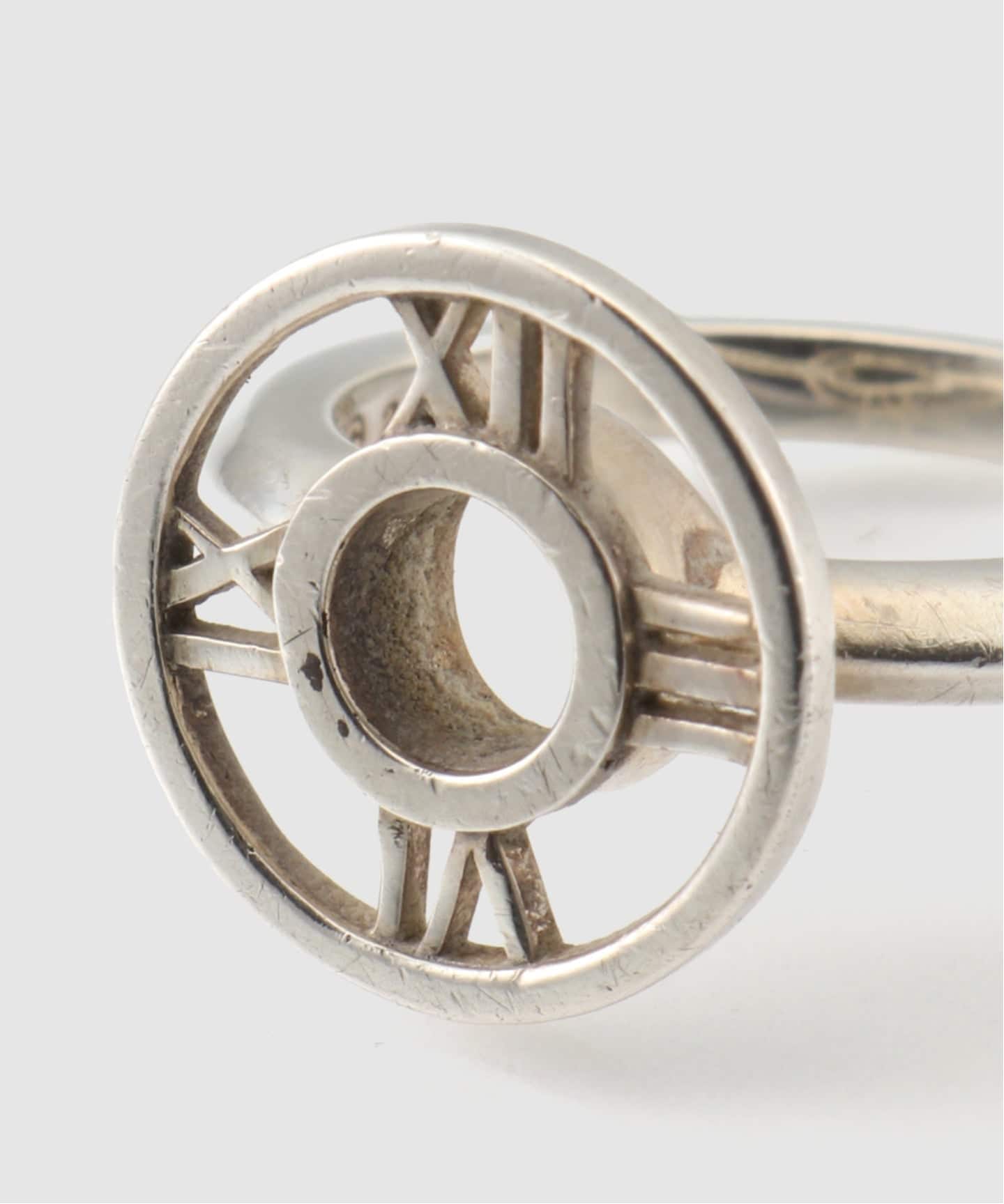 VINTAGE TIFFANY&Co./ティファニー】Atlas open medallion ring