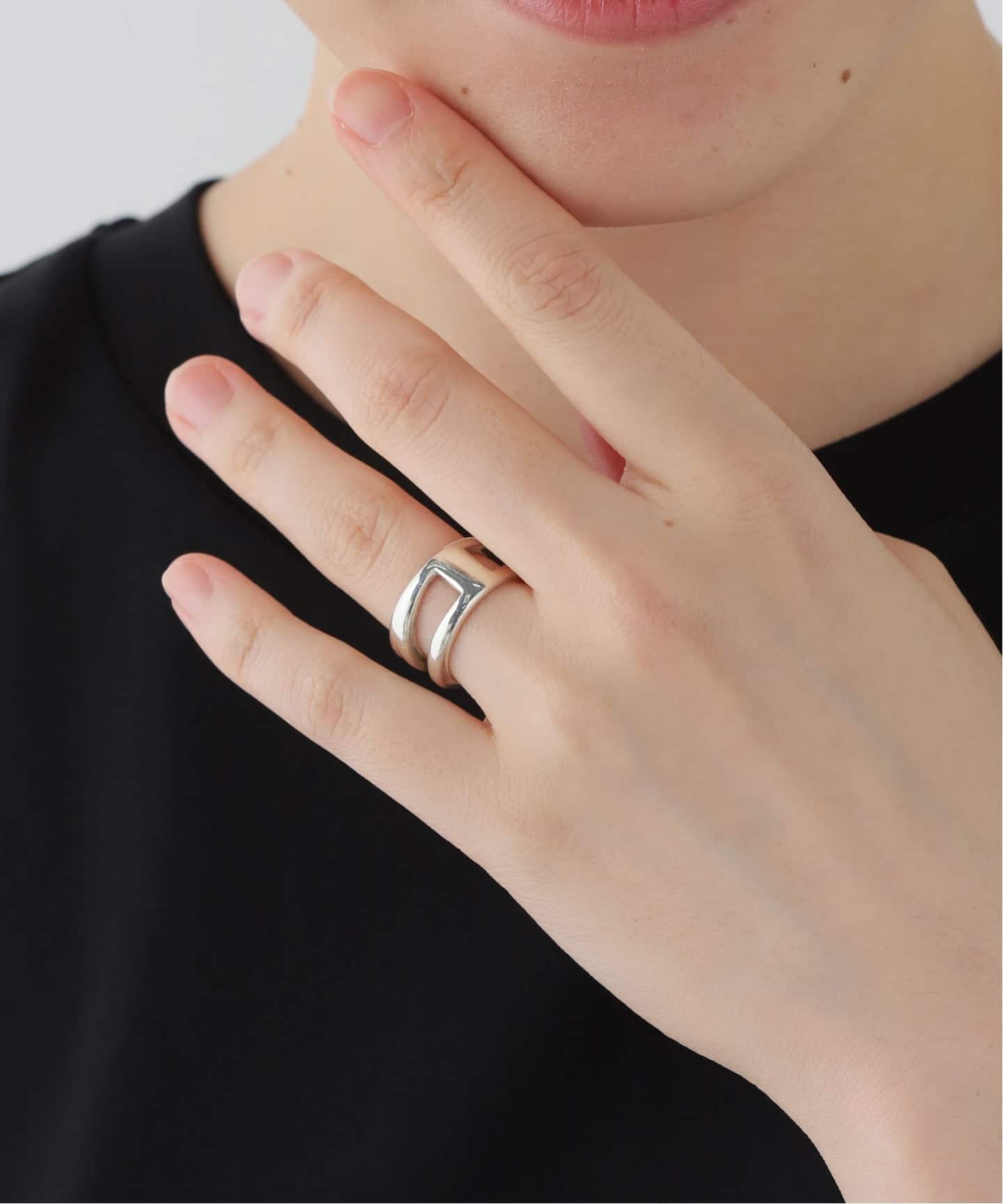 TIFFANY&Co. ダイアゴナル リング シルバー TIFFANY&Co.（ティファニー