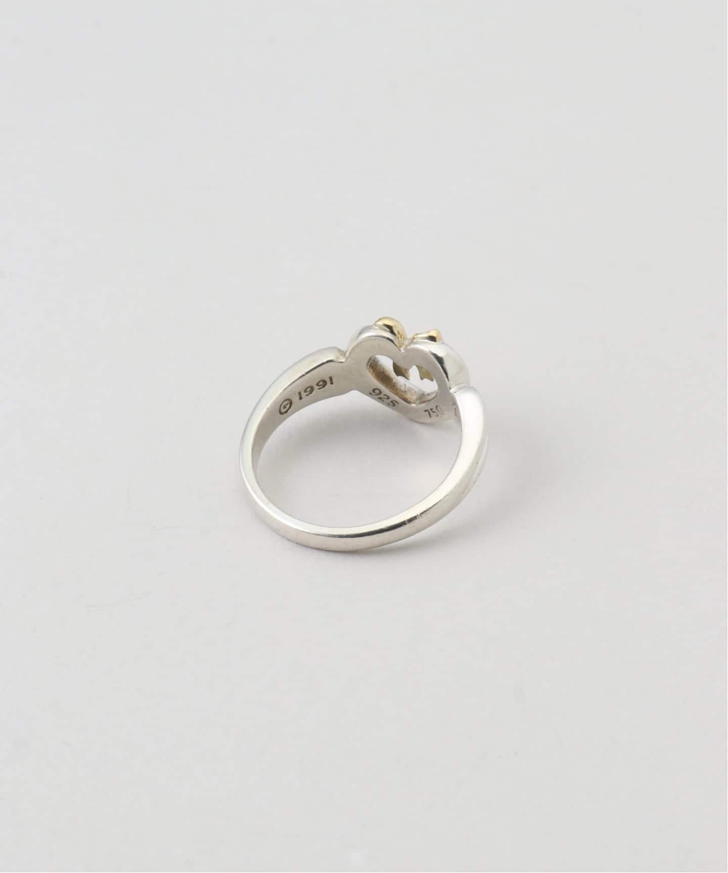 VINTAGE TIFFANY&Co./ティファニー】Heart ribbon ring（リング