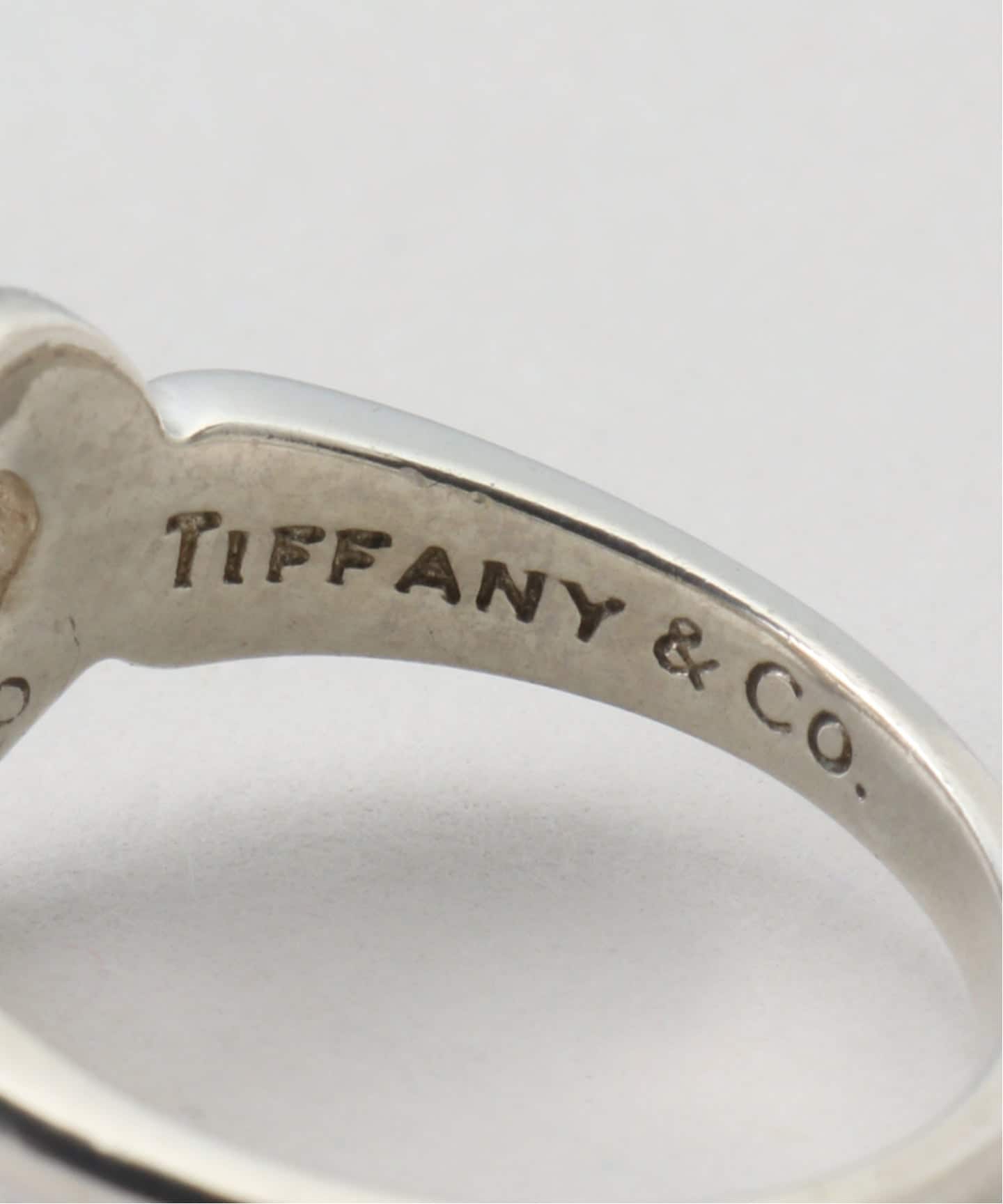 VINTAGE TIFFANY&Co./ティファニー】Heart ribbon ring（リング