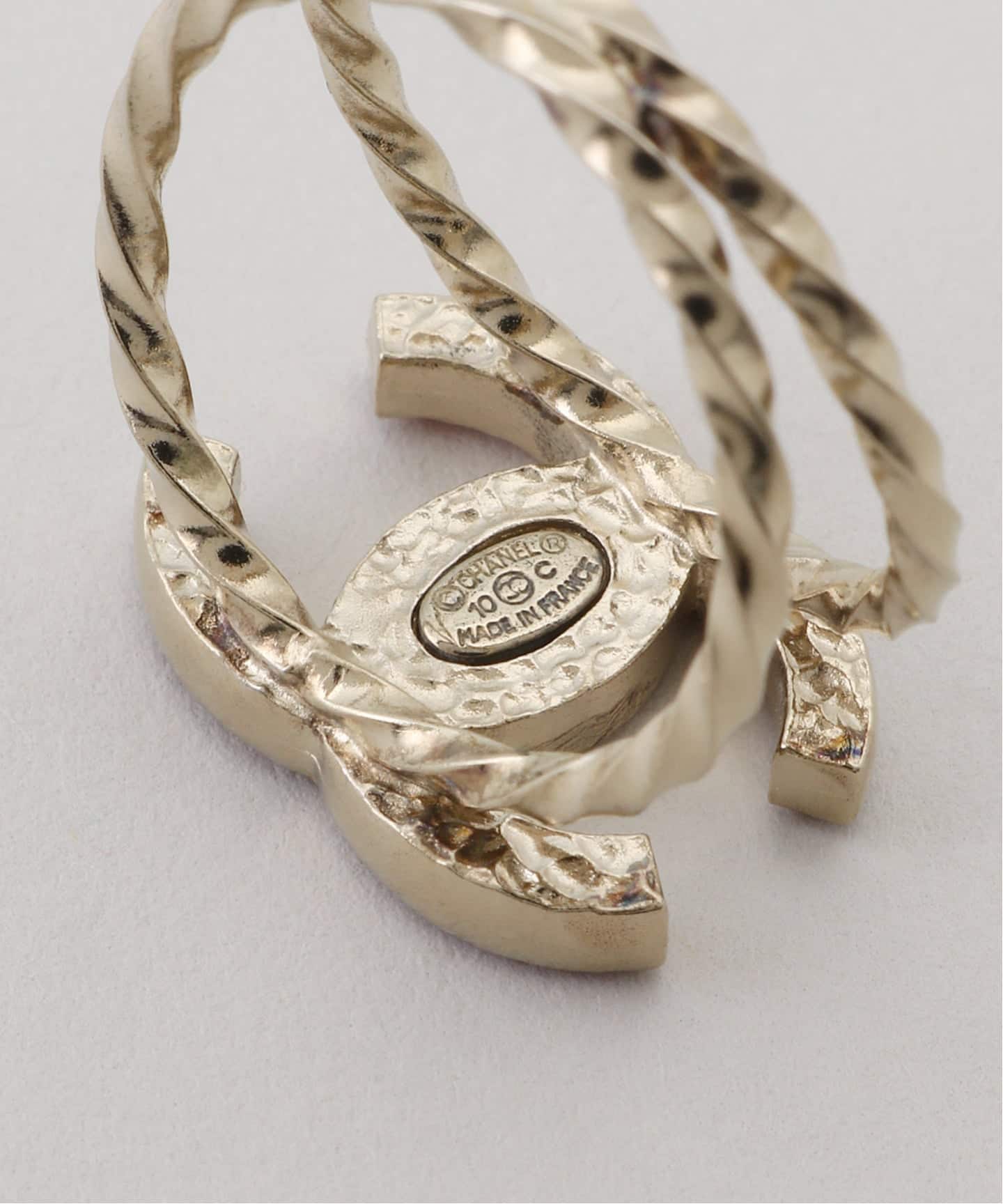 VINTAGE CHANEL/シャネル】CC ring twist arm（リング）｜ENSEMBLE