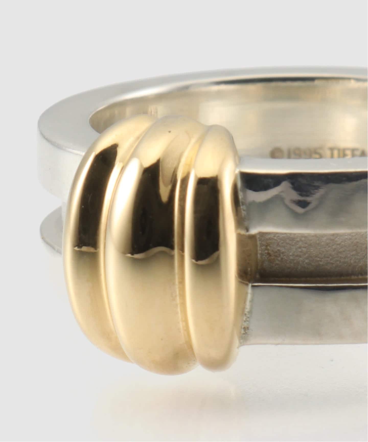 VINTAGE TIFFANY&Co./ティファニー】 Grooved with ring（リング