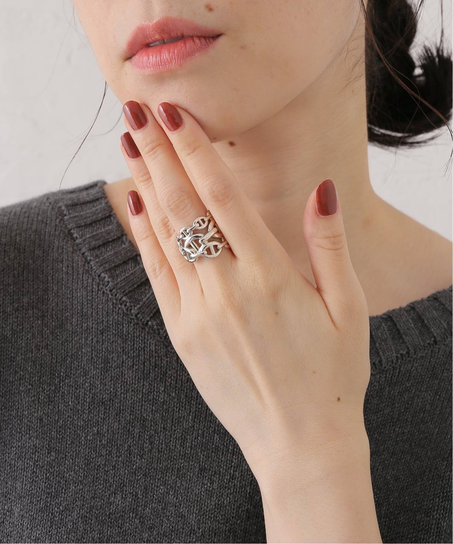 VINTAGE HERMES/エルメス】 Enchainee ring gm（リング）｜ENSEMBLE