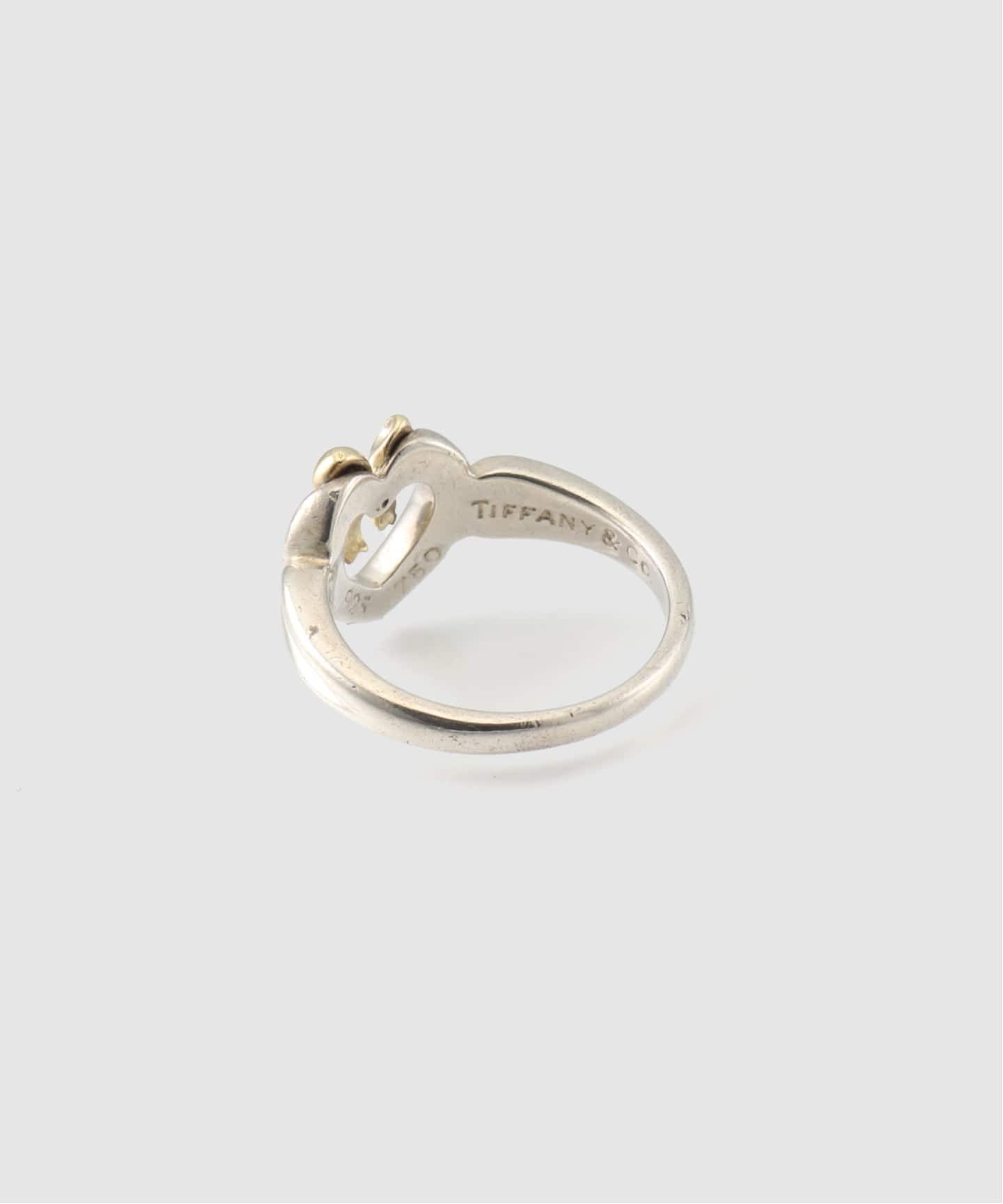 VINTAGE TIFFANY&Co./ティファニー】 Heart ribbon ring（リング