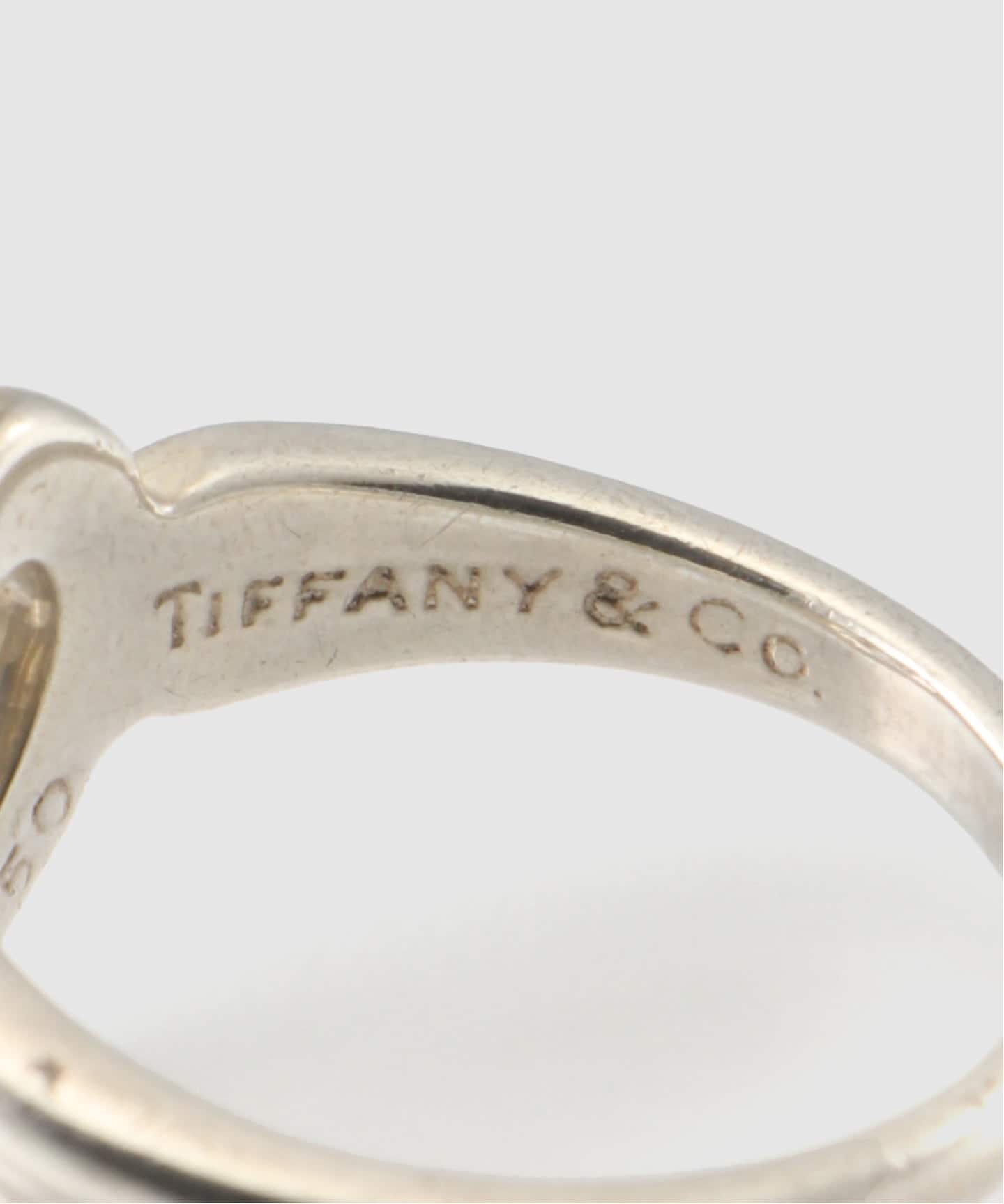 VINTAGE TIFFANY&Co./ティファニー】 Heart ribbon ring（リング