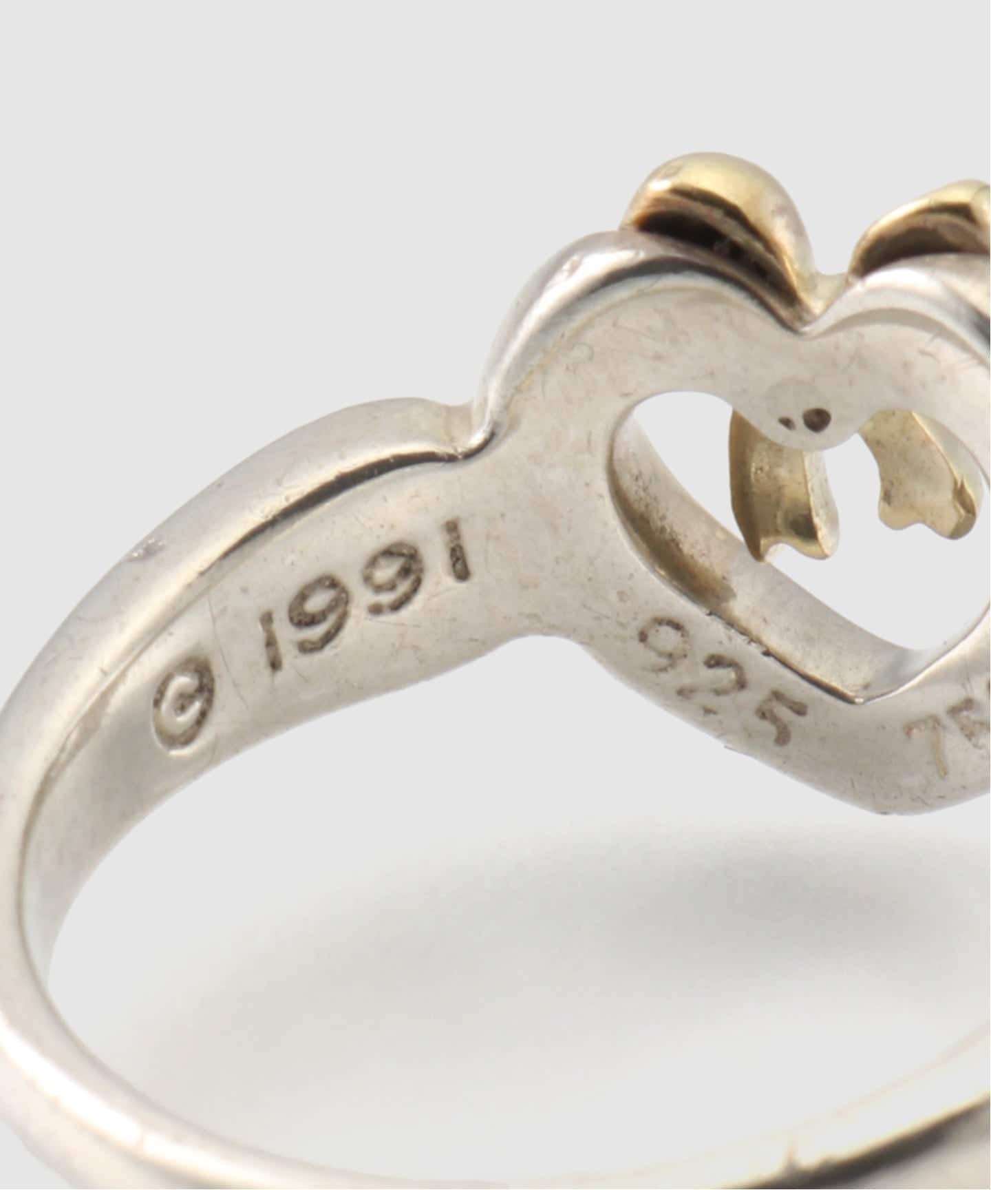 VINTAGE TIFFANY&Co./ティファニー】 Heart ribbon ring（リング