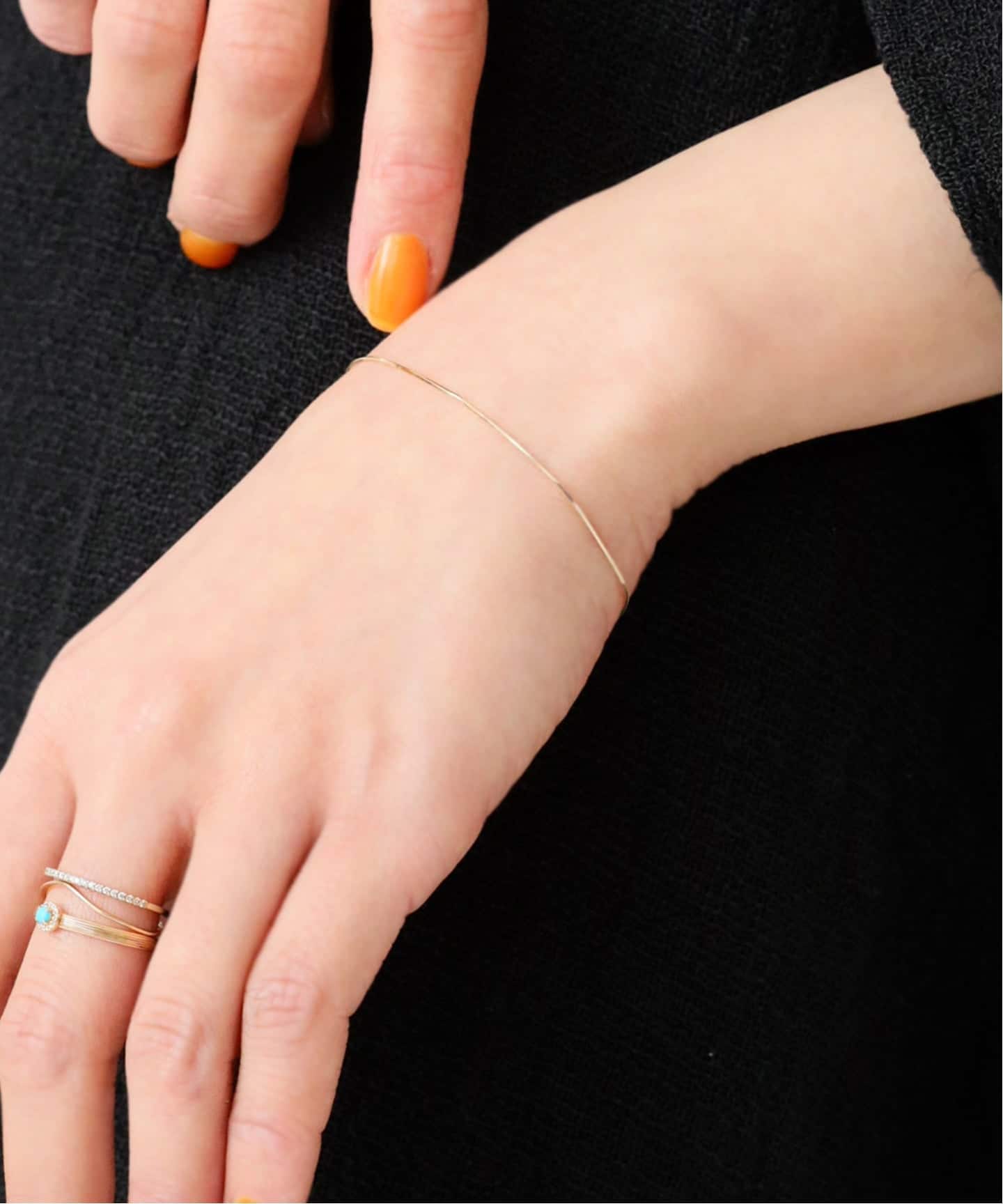 コンパクトチェーンブレス K10（ブレスレット・バングル）｜Lilas