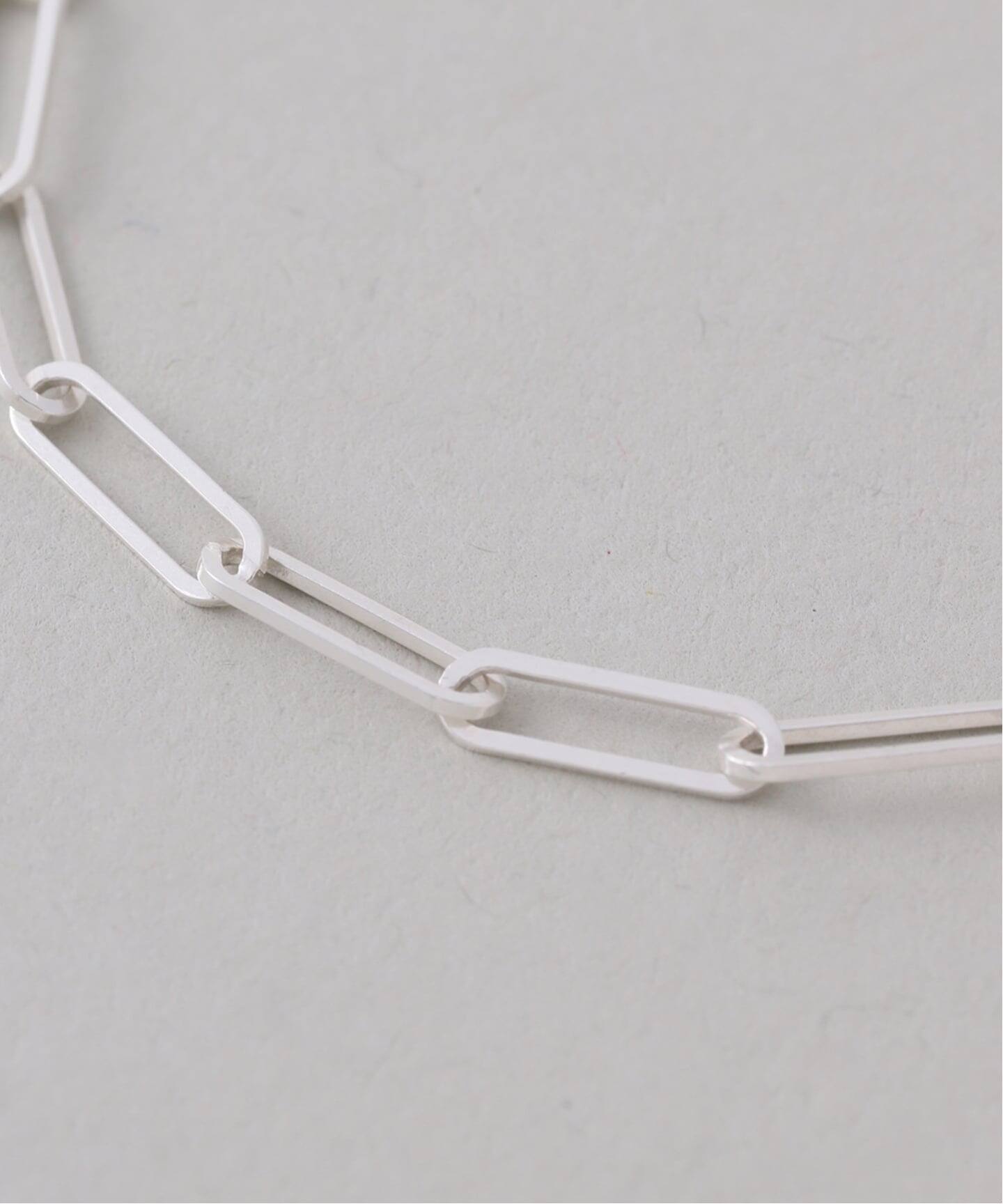 SAMH by LILAS】パールTバークリップチェーンブレスレット SV