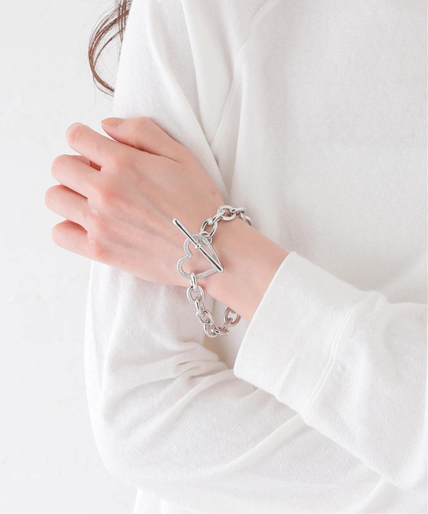 BASICKS / ベイシックス Heart Link Flow Bracelet（ブレスレット