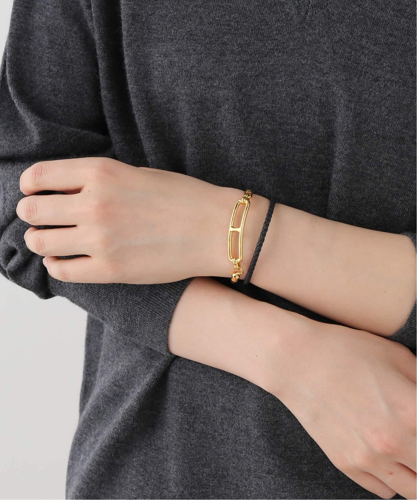 HERMES/エルメス】 Luri double tour bracelet tressee（ブレスレット