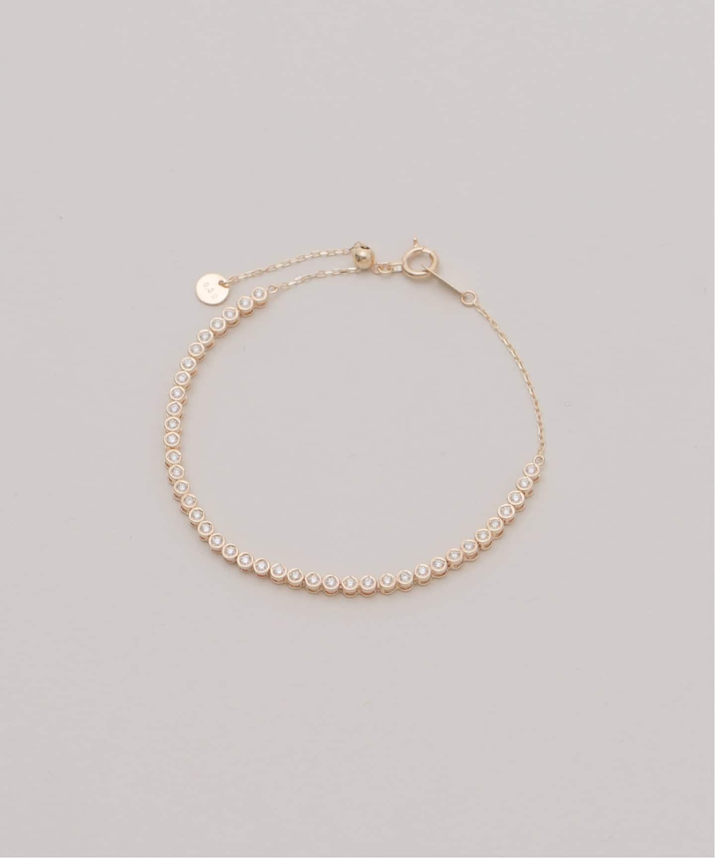 10K diamond line chain bracelet（ブレスレット・バングル