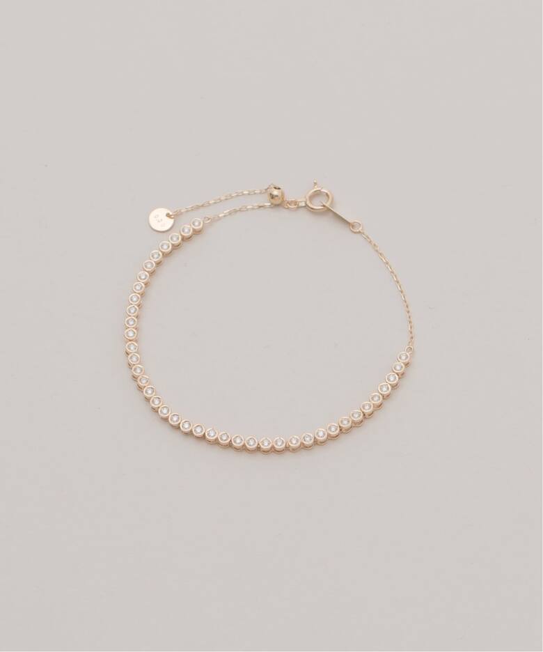 10K diamond line chain bracelet（ブレスレット・バングル 