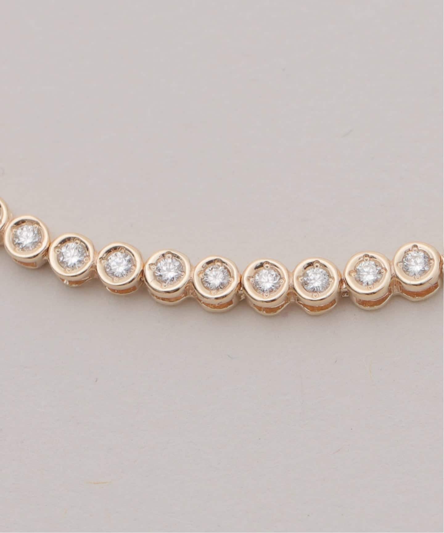 10K diamond line chain bracelet（ブレスレット・バングル