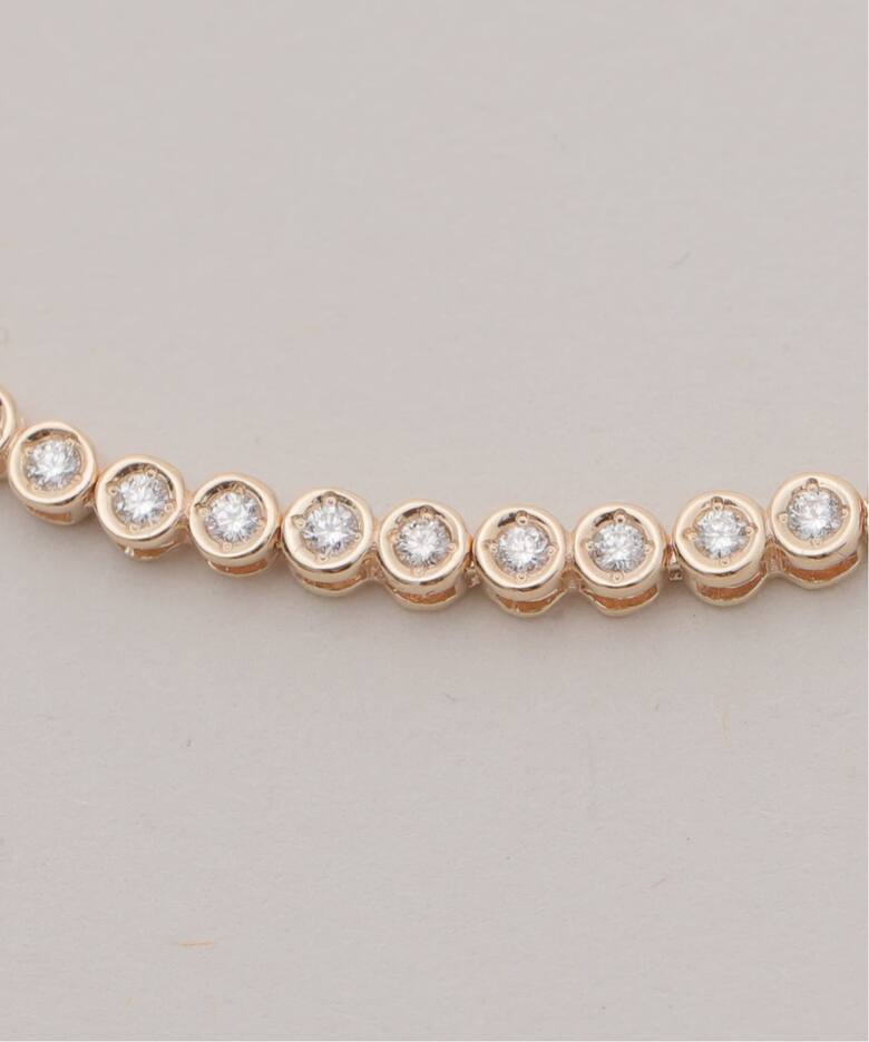 10K diamond line chain bracelet（ブレスレット・バングル 