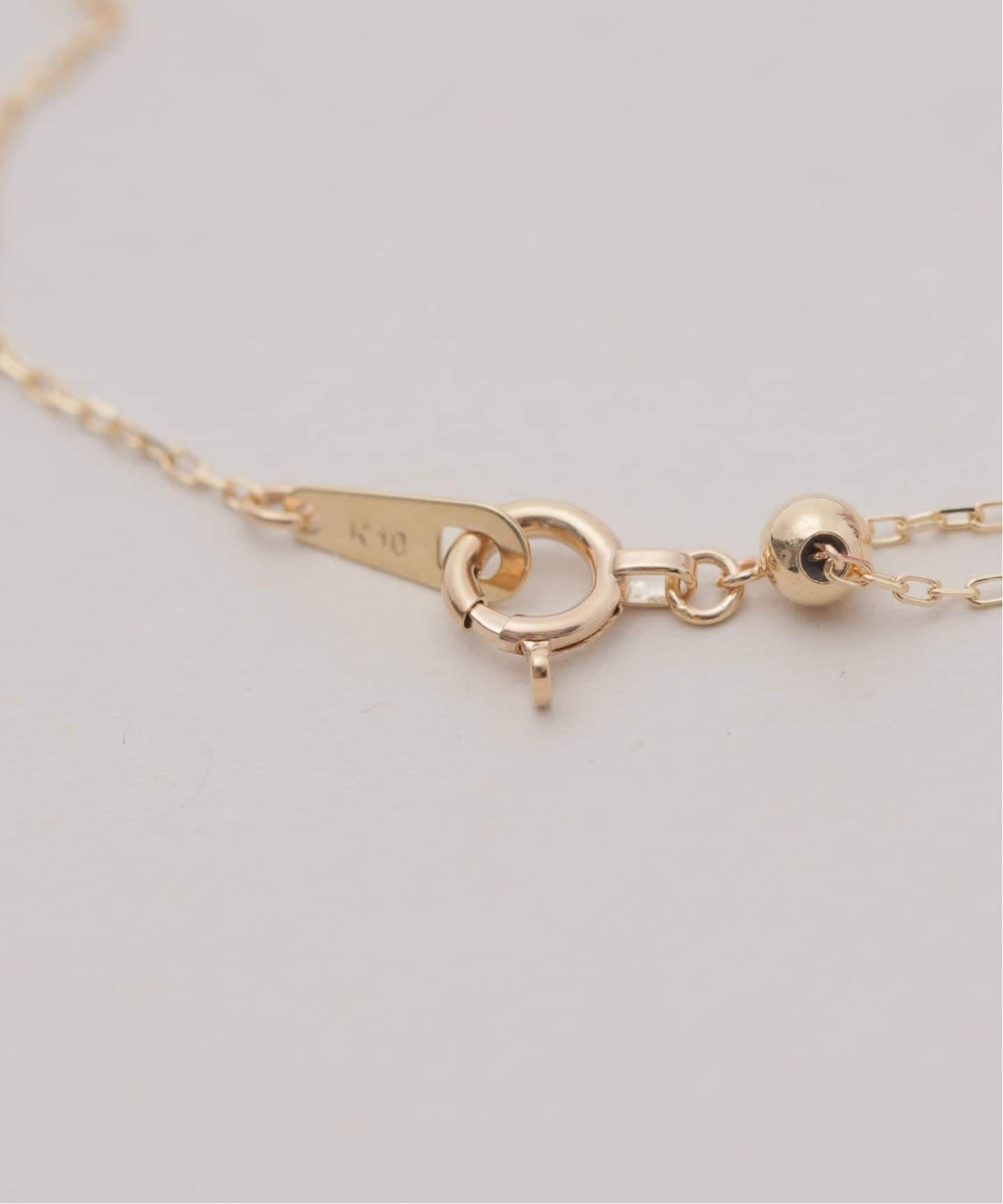 10K diamond line chain bracelet（ブレスレット・バングル