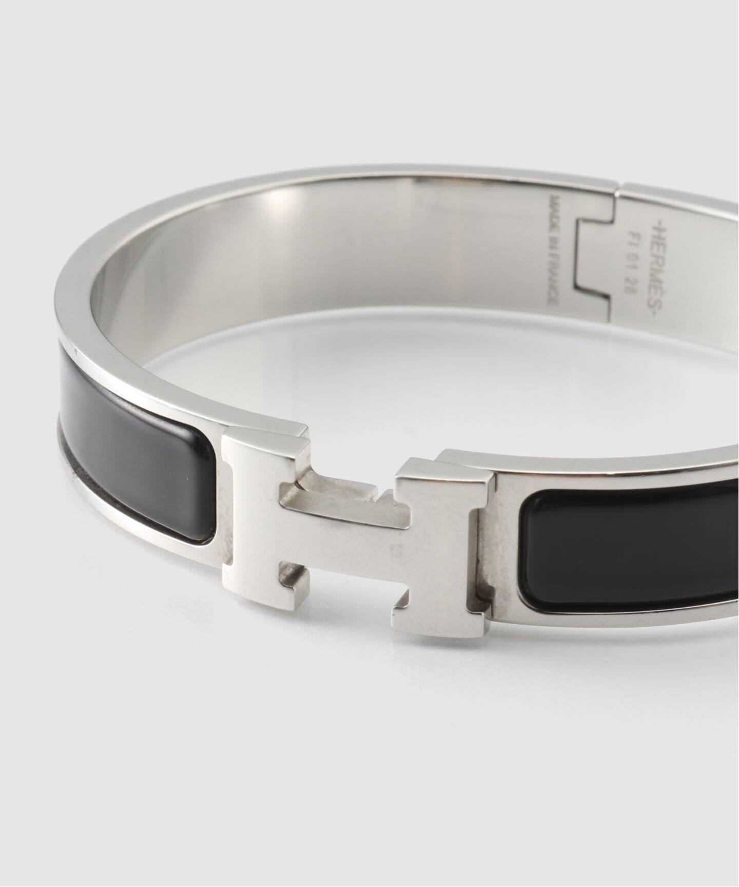 VINTAGE HERMES/エルメス】Clic clac H bangle pm（ブレスレット
