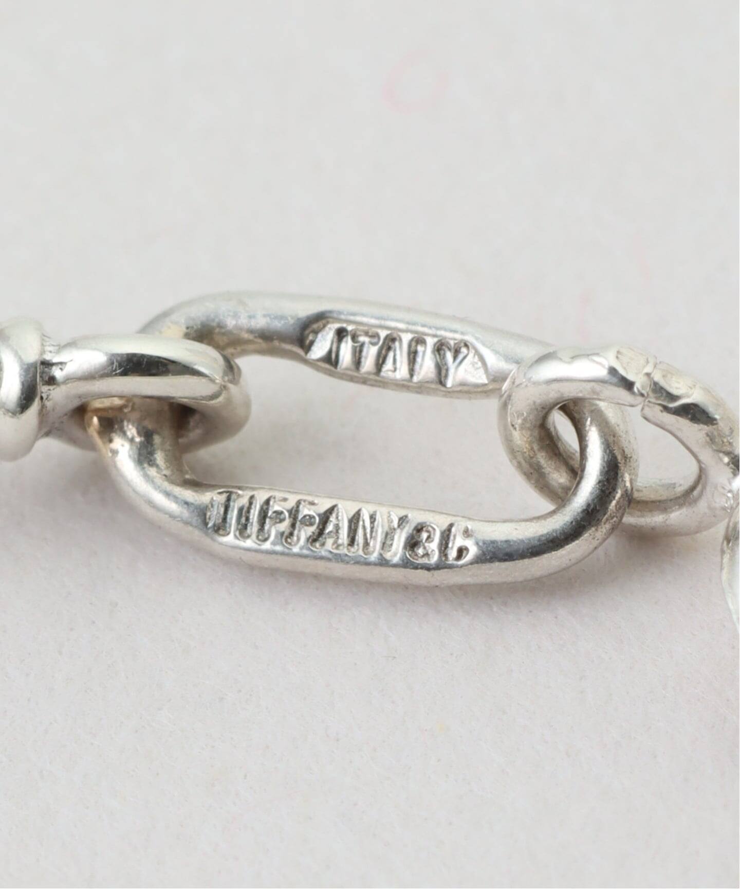 VINTAGE TIFFANY&Co./ティファニー】 Open heart id bracelet