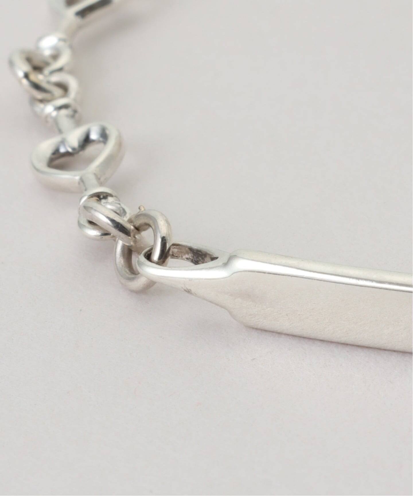 VINTAGE TIFFANY&Co./ティファニー】 Open heart id bracelet