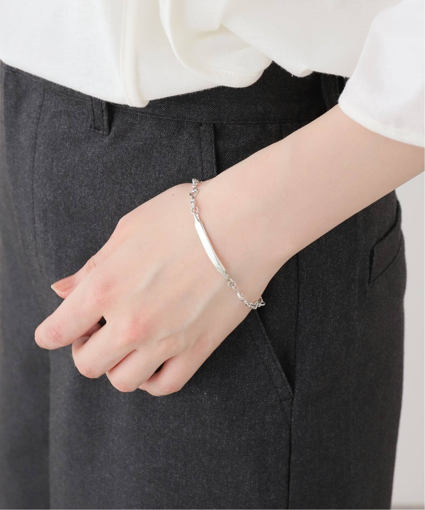 VINTAGE TIFFANY&Co./ティファニー】 Open heart id bracelet