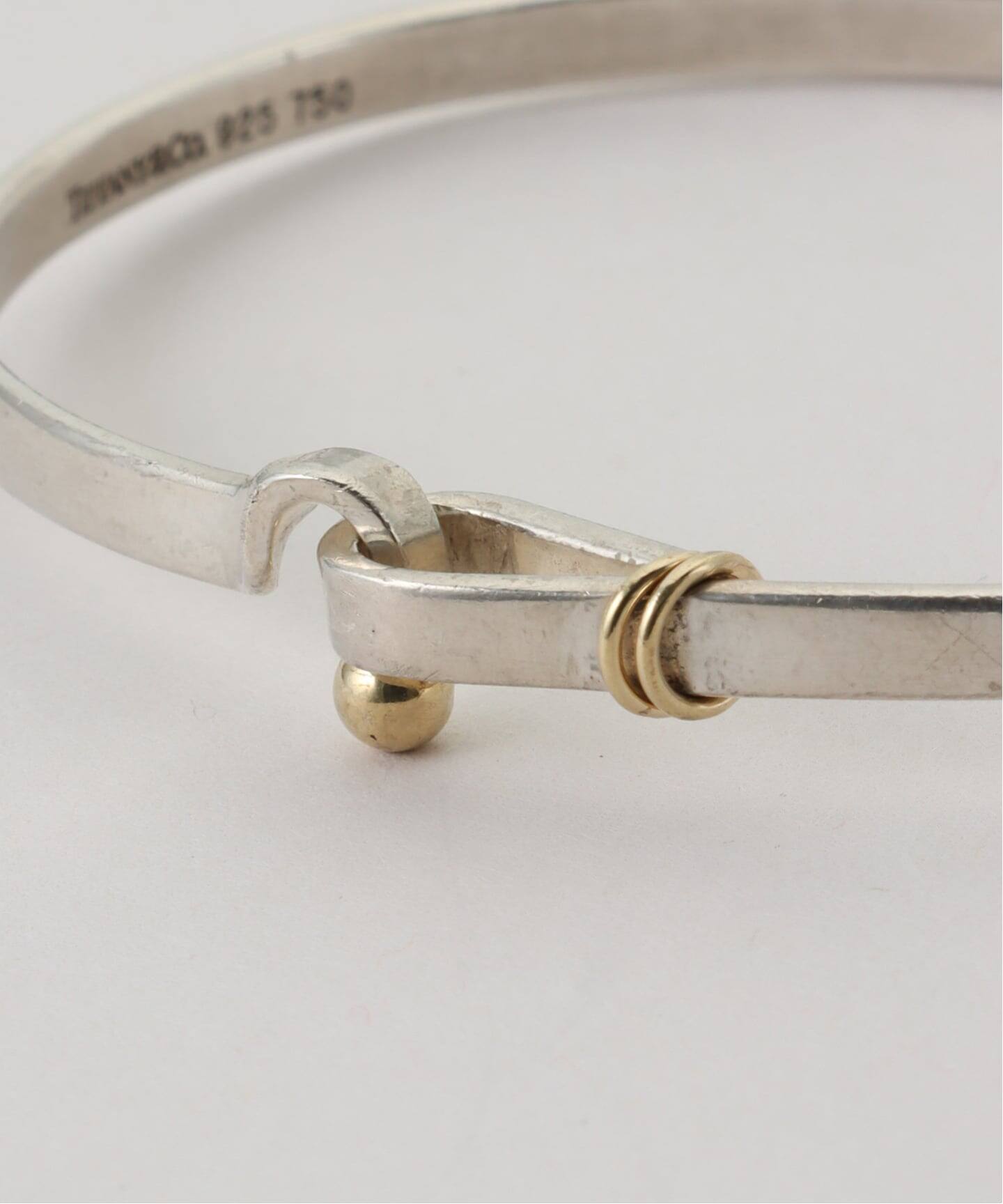 VINTAGE TIFFANY&Co./ティファニー】 Hook & eye bangle（ブレスレット