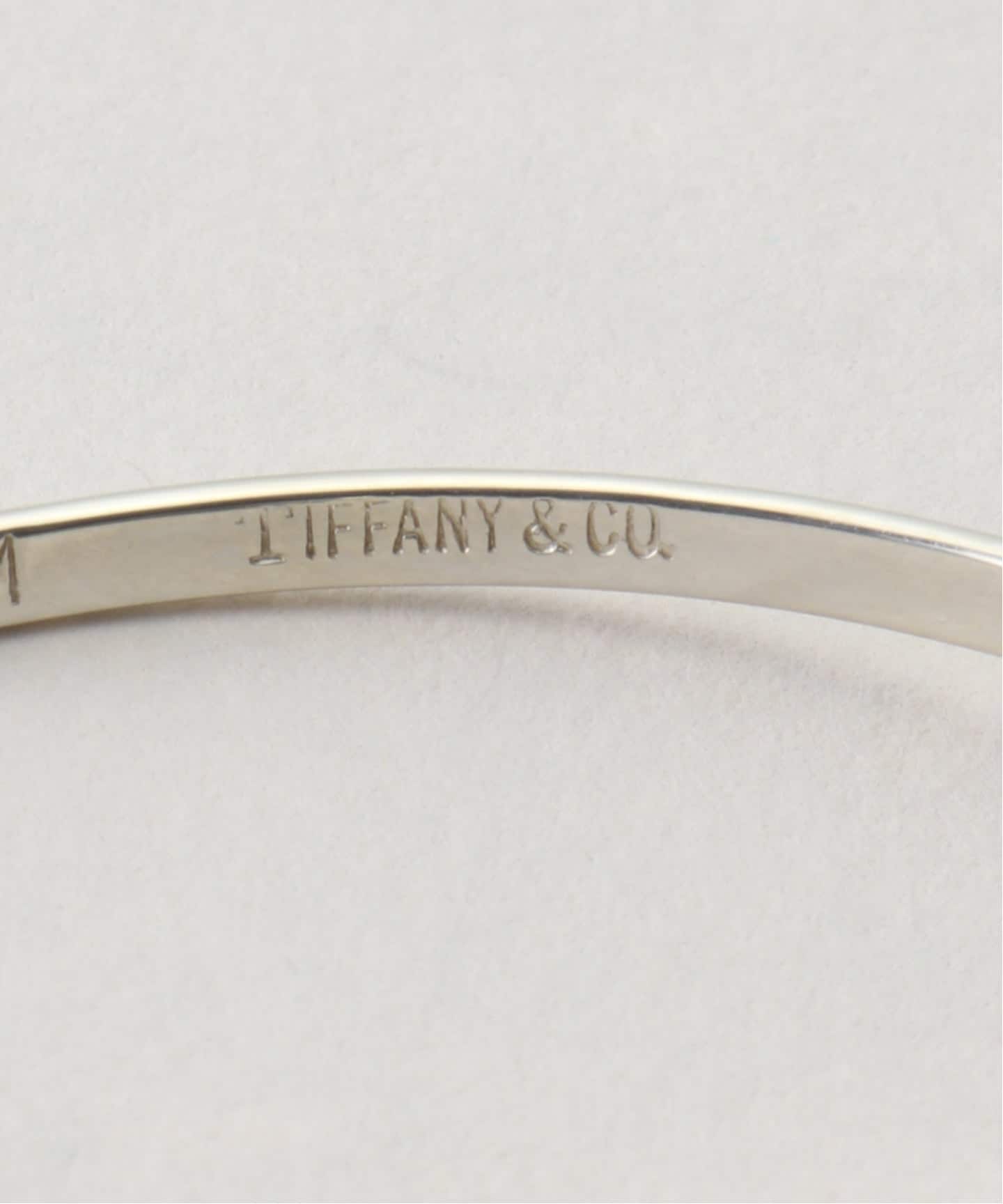 VINTAGE TIFFANY&Co./ティファニー】Hook&Eye double heart bangle