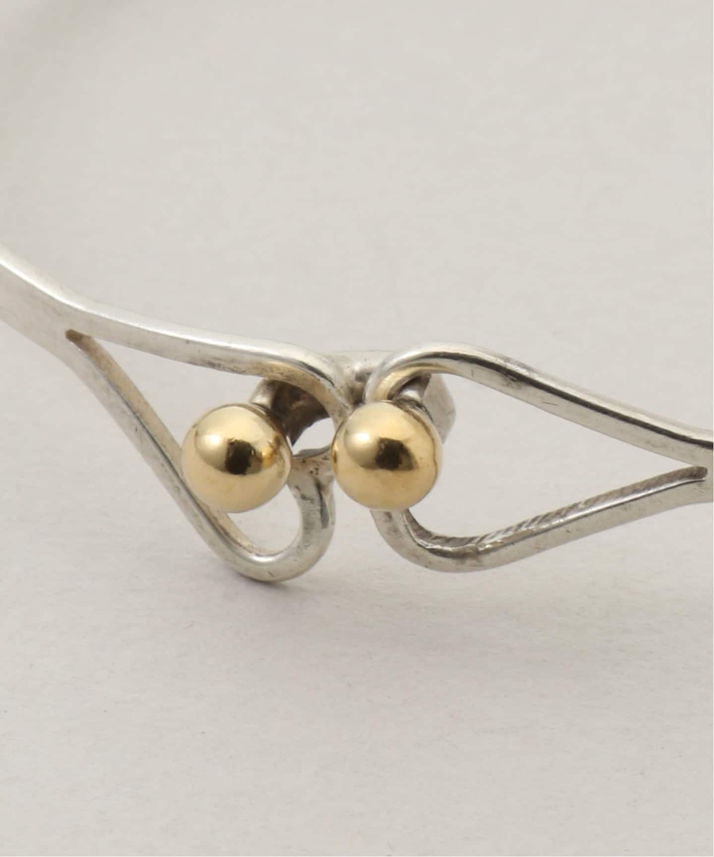 VINTAGE TIFFANY&Co./ティファニー】 Hook&Eye double heart bangle