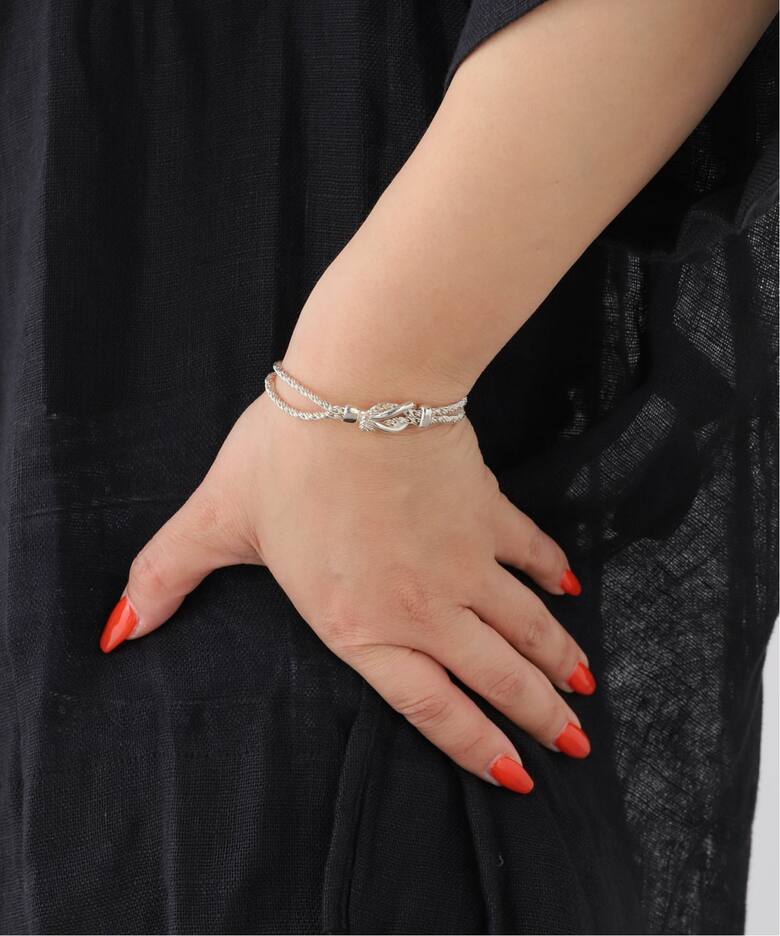 VINTAGE TIFFANY&Co./ティファニー】Center knot double rope bracelet 