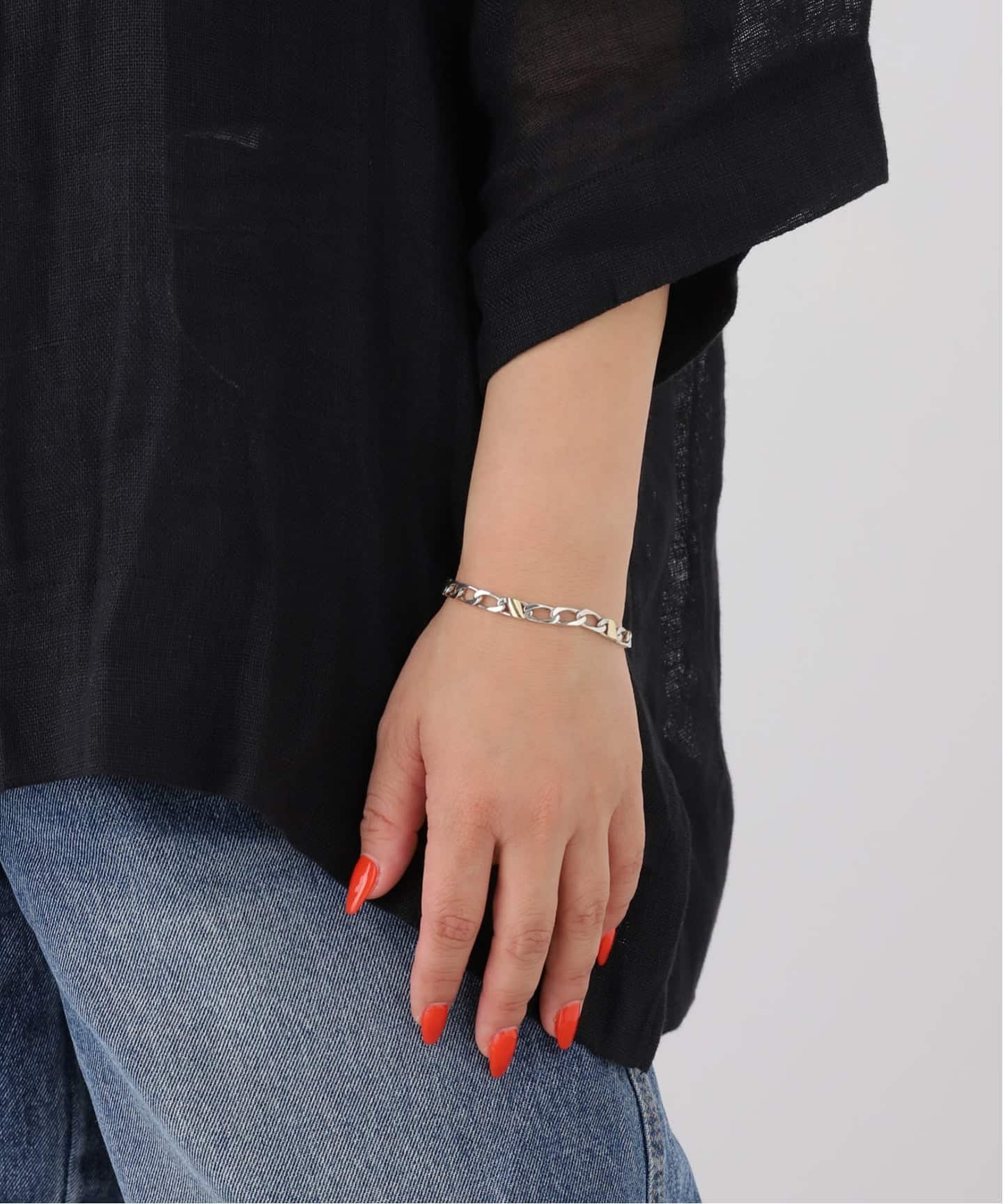 VINTAGE TIFFANY&Co./ティファニー】Figaro chain link bracelet