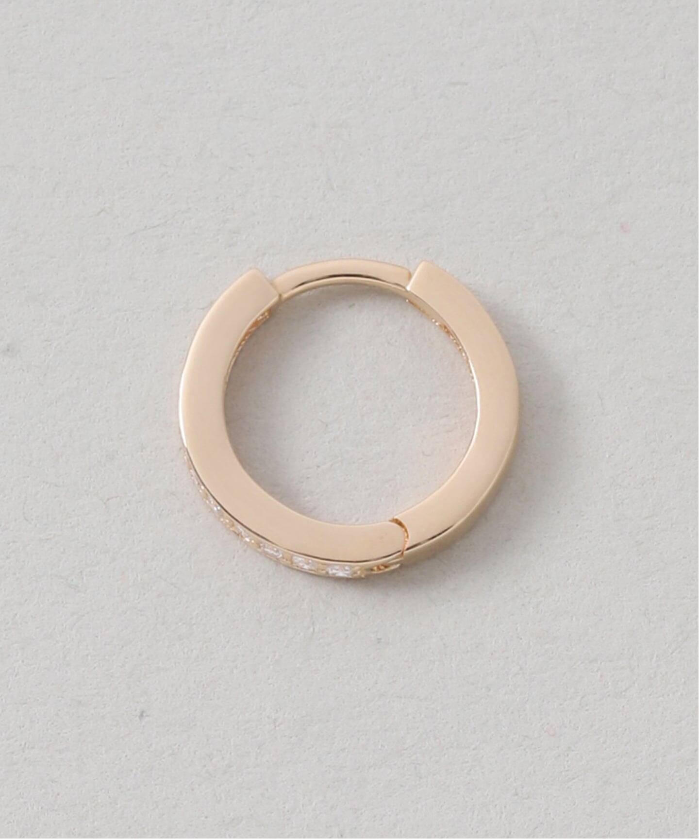 ハーフエタニティーダイヤピアス K18（両耳）（ピアス（両耳用