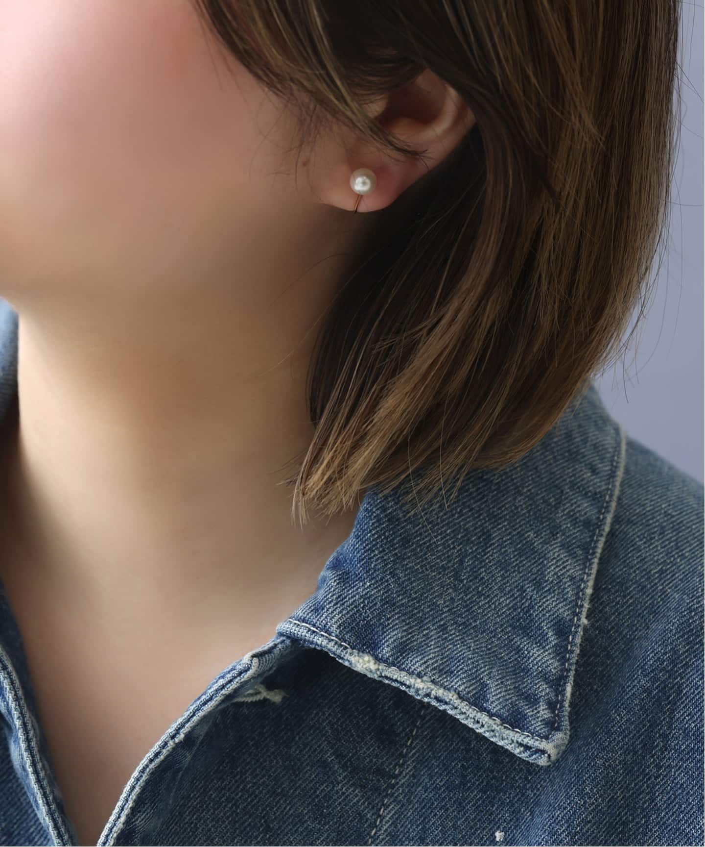 WEB限定》アコヤパール6mmイヤリング K10（両耳）（イヤリング