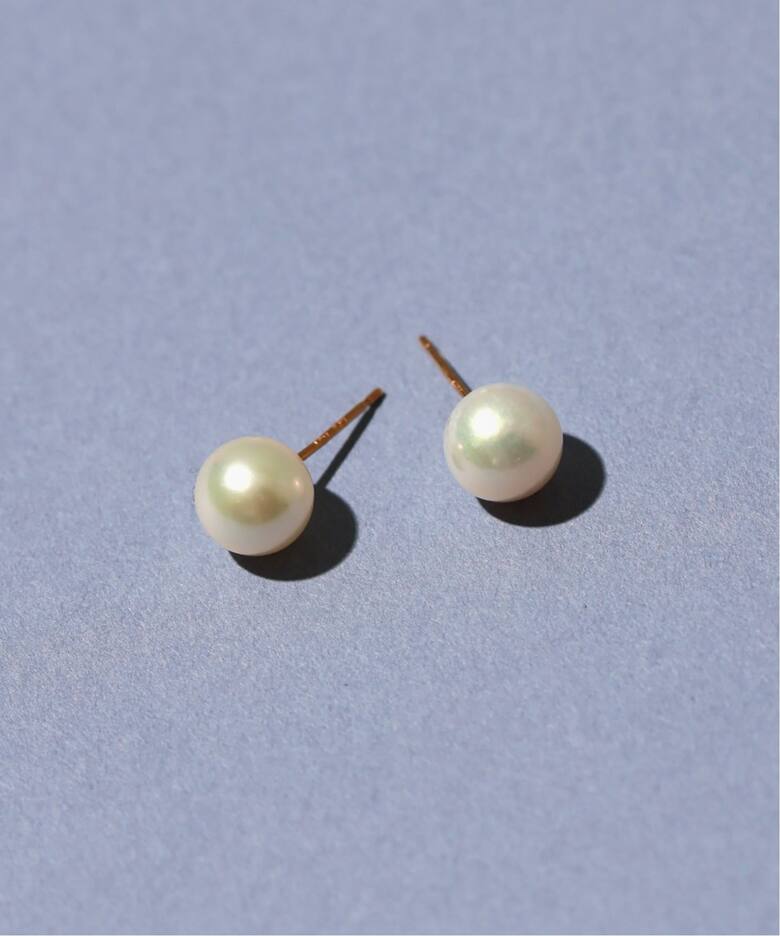アコヤパール7mmピアス K10（両耳）（ピアス（両耳用））｜Lilas（リラ 