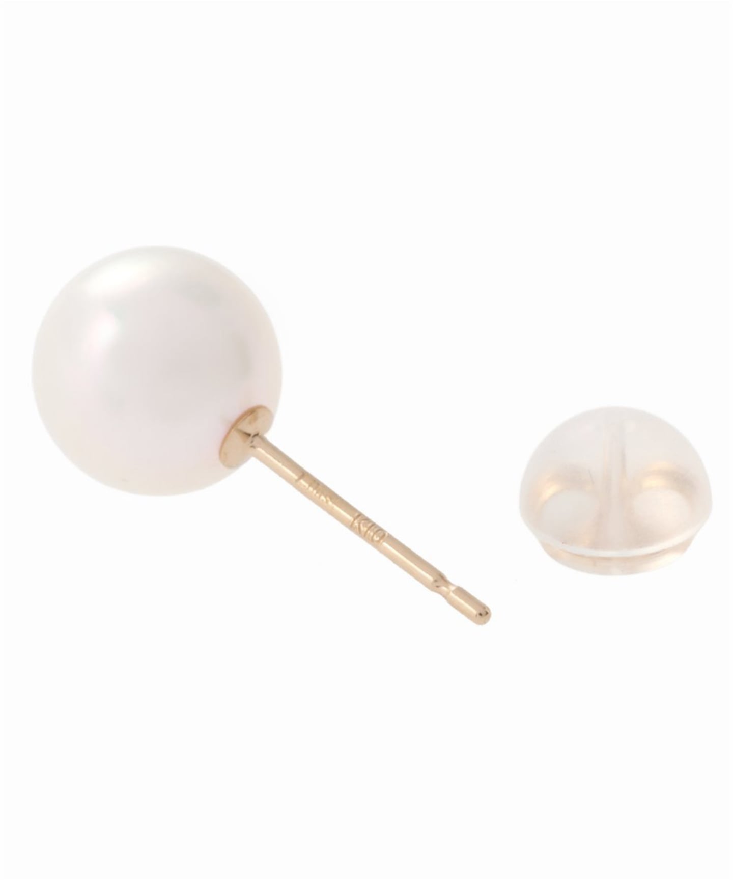 アコヤパール7mmピアス K10（両耳）（ピアス（両耳用））｜Lilas（リラ