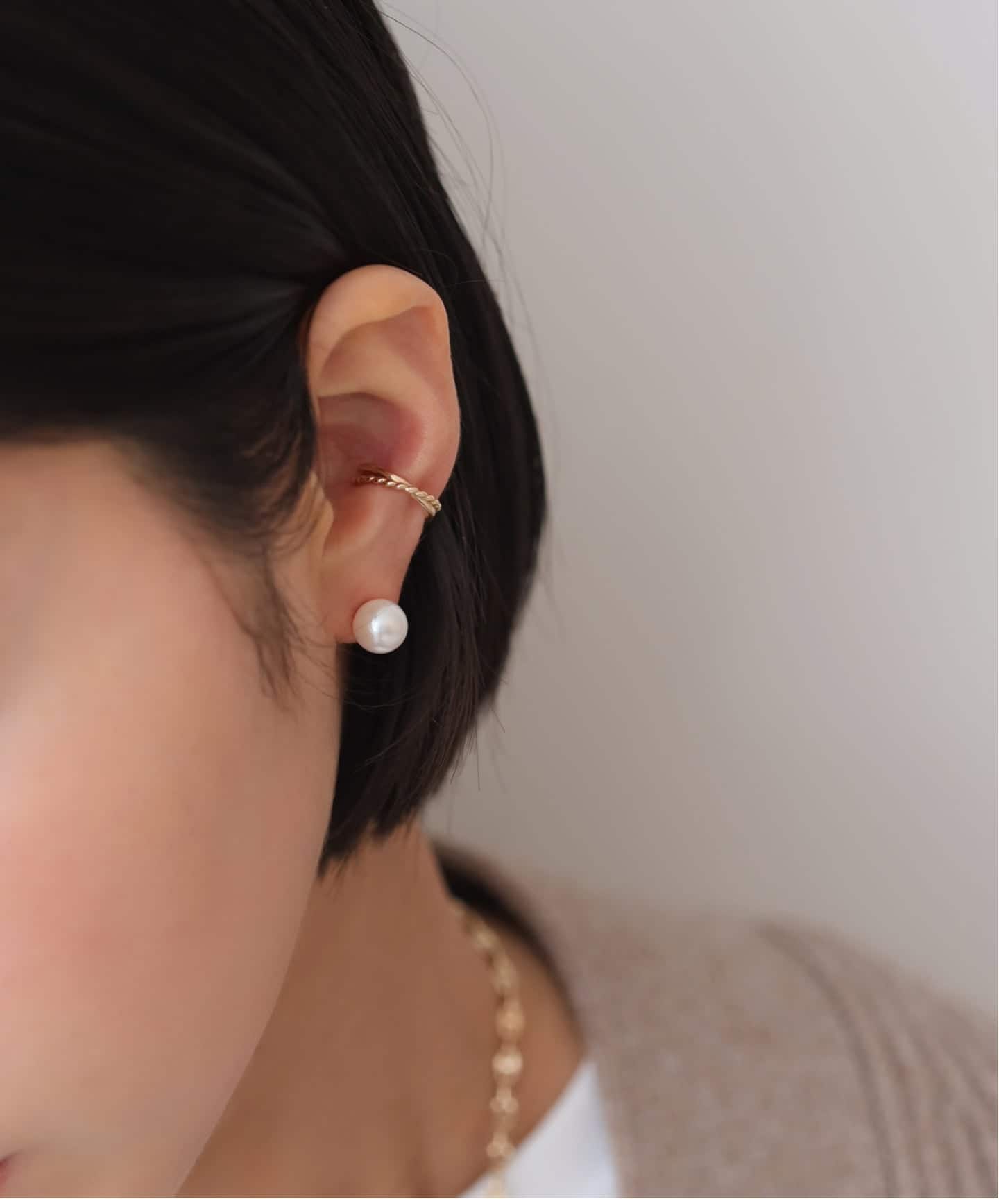 アコヤパール8mmピアス K10（両耳）（ピアス（両耳用））｜Lilas（リラ