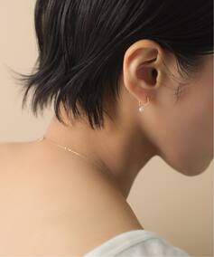 WEB限定》パールフープピアスS K10（両耳）（ピアス（両耳用 