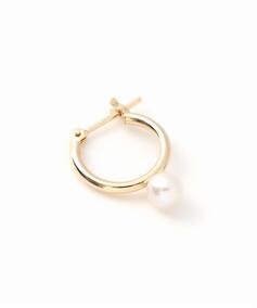 WEB限定》パールフープピアスM K10（両耳）（ピアス（両耳用 