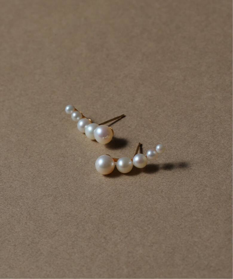 WEB限定》5ピースグラデーションパールピアス K10（両耳）（ピアス（両 