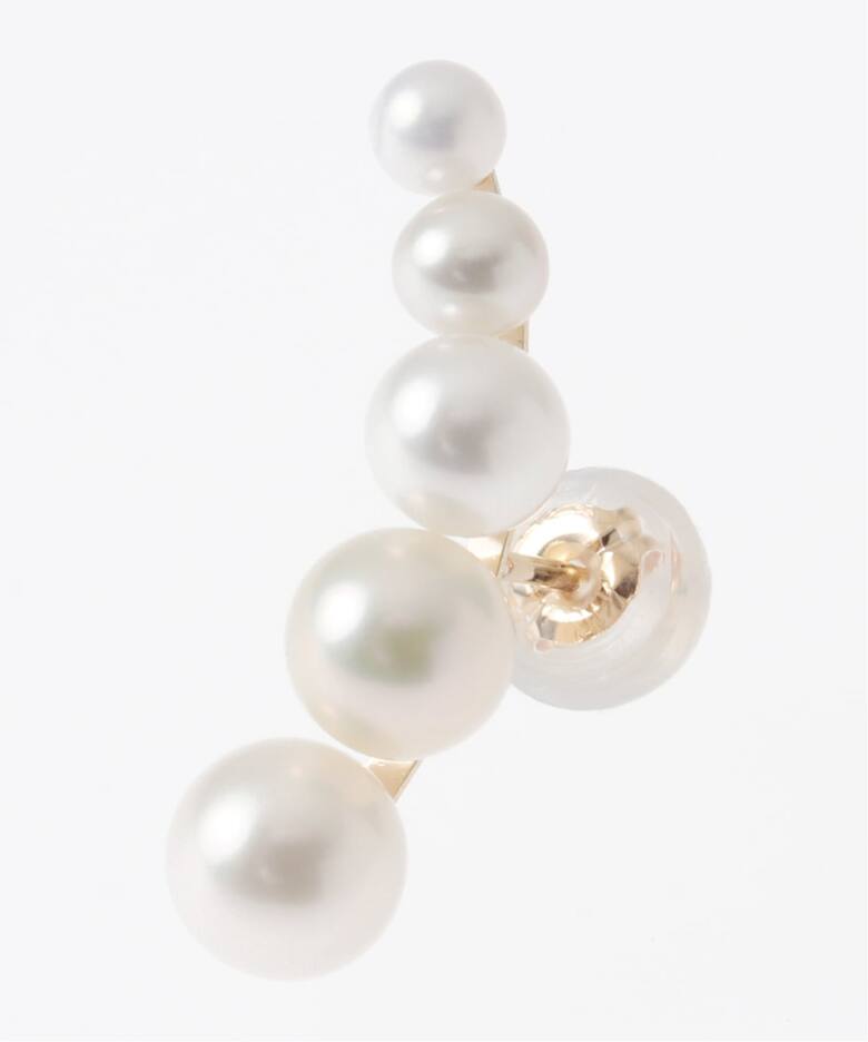 WEB限定》5ピースグラデーションパールピアス K10（両耳）（ピアス（両 