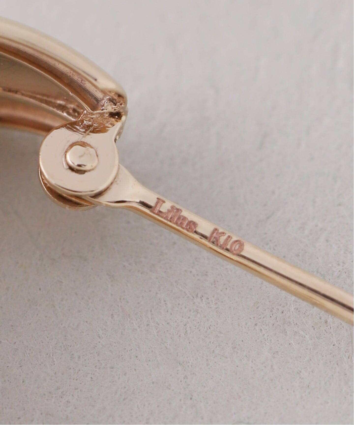 3ラインフープピアス K10（両耳）（ピアス（両耳用））｜Lilas（リラ