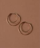 30mm2ラインフープピアス K10（両耳）