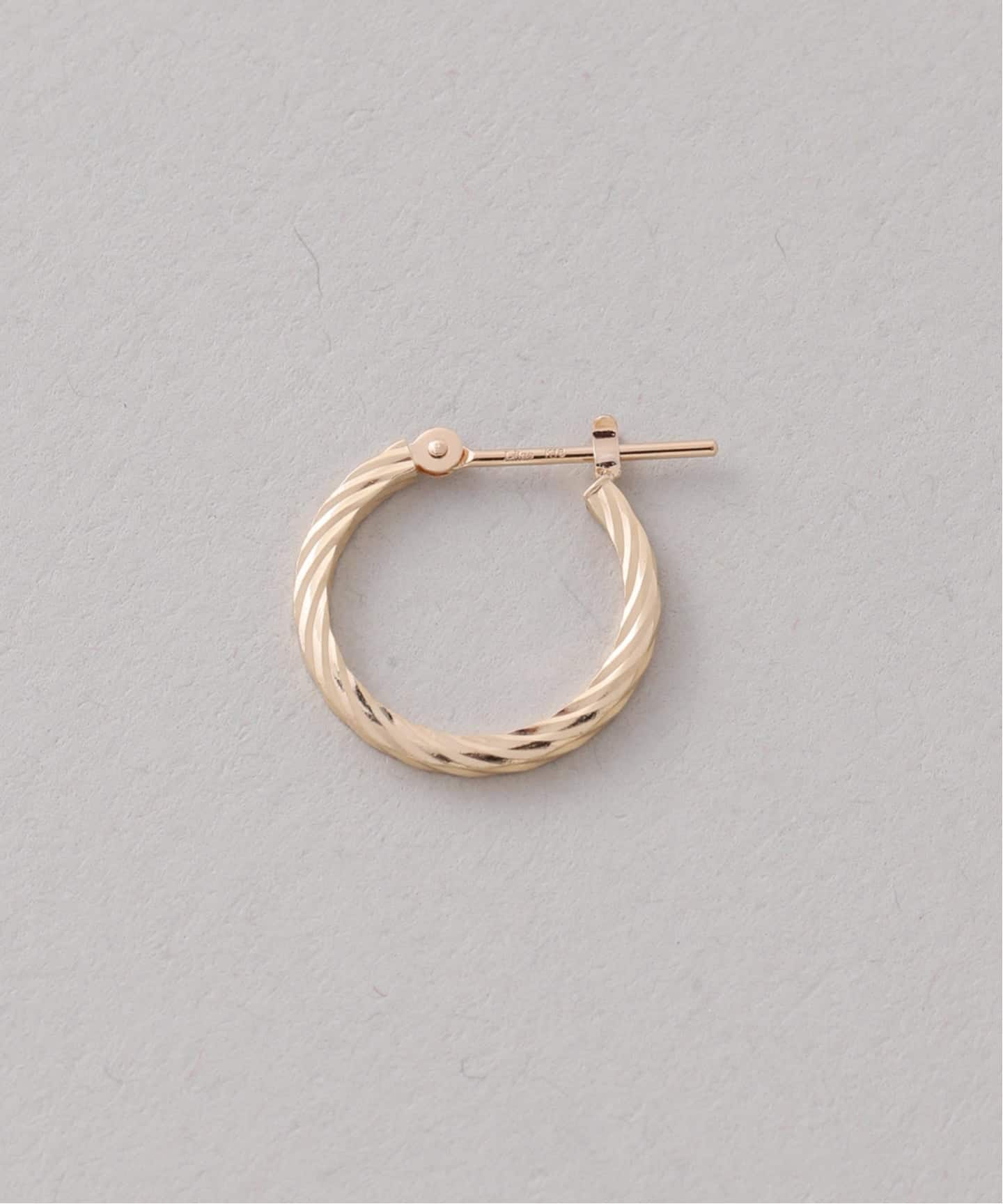 一部店舗＋WEB限定》スクリューフープピアスS K18（両耳）（ピアス（両