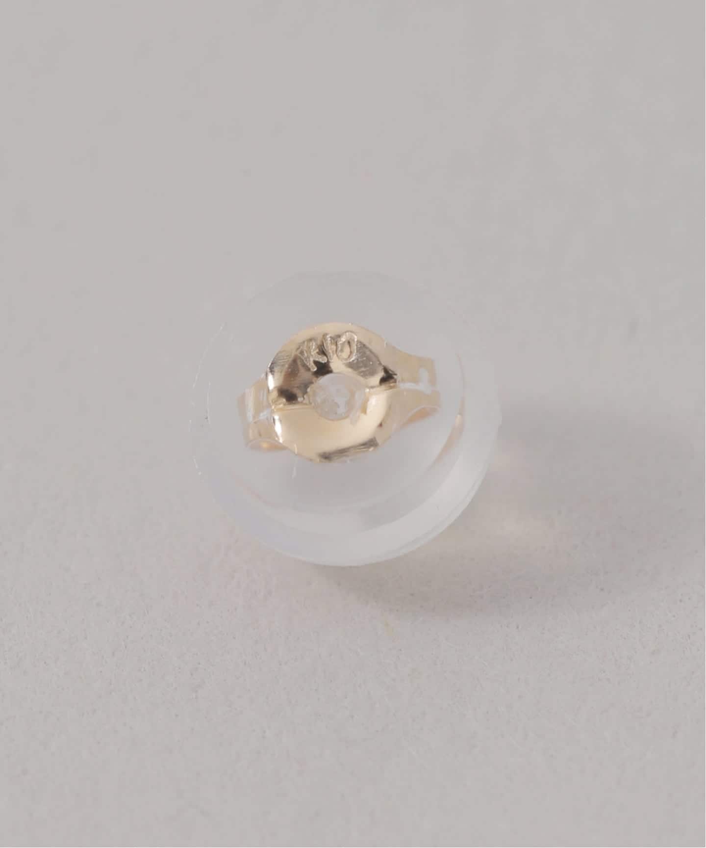 プレイドクリップチェーンピアス K10（両耳）（ピアス（両耳用