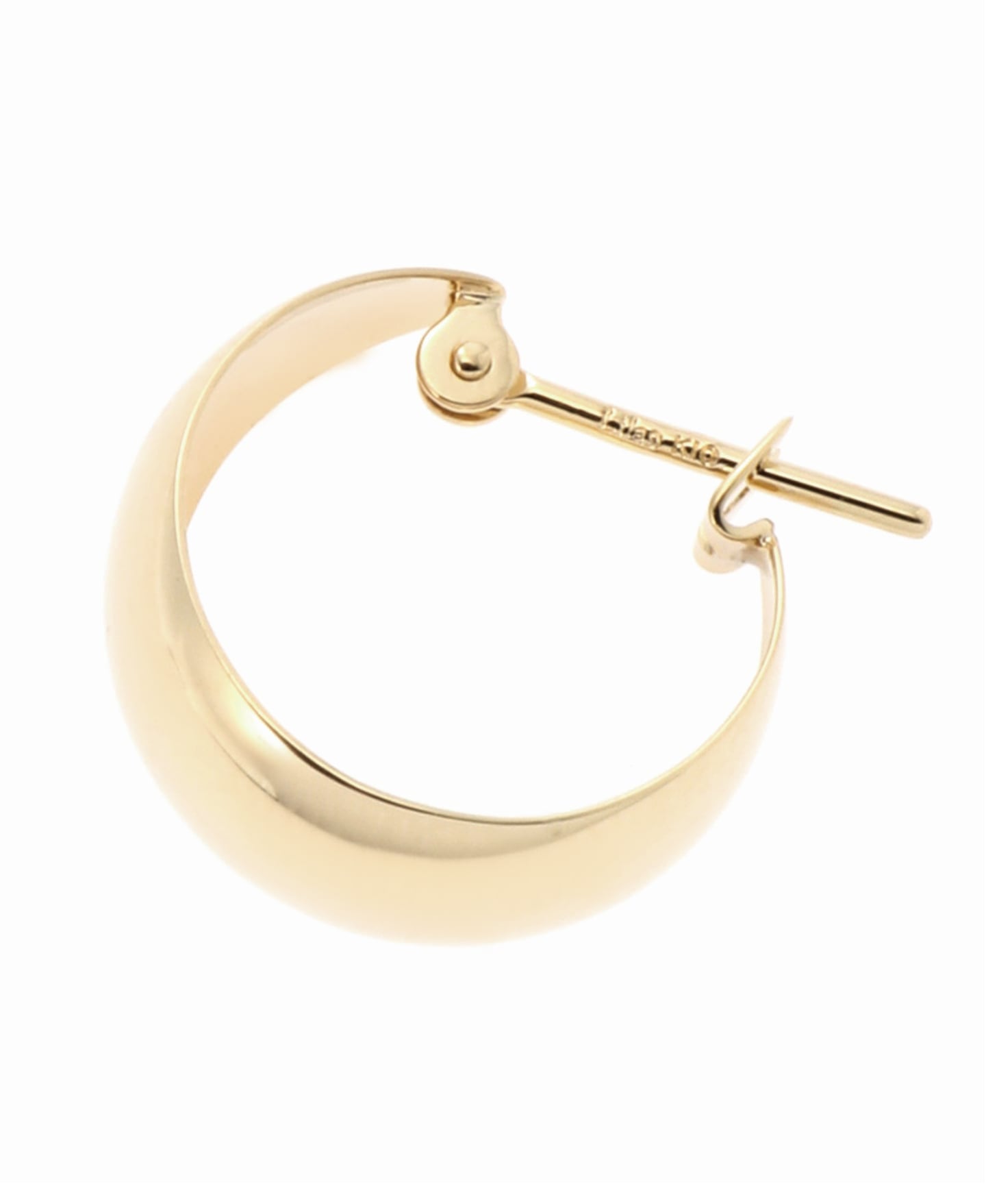 liras 三日月フープピアス 三日月フープピアス K10（両耳）（ピアス（両耳用））｜Lilas（リラ