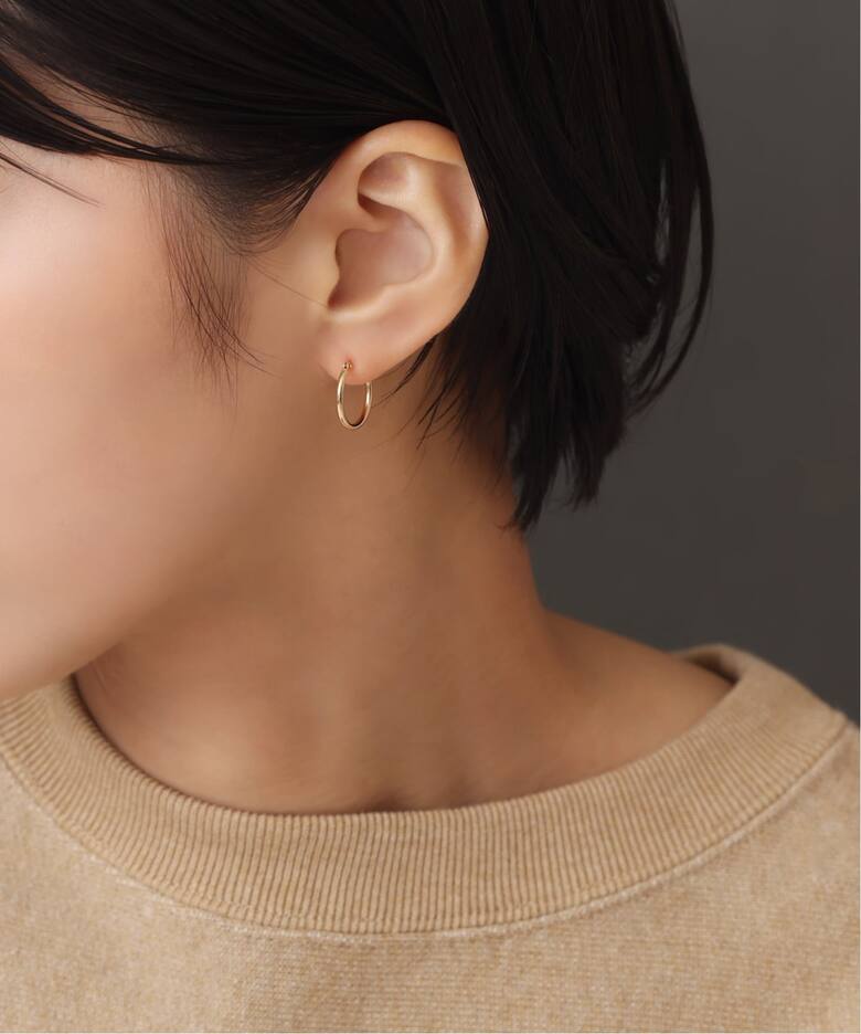 1.5パイプ1.5cmルーフピアス K10（両耳）（ピアス（両耳用））｜Lilas