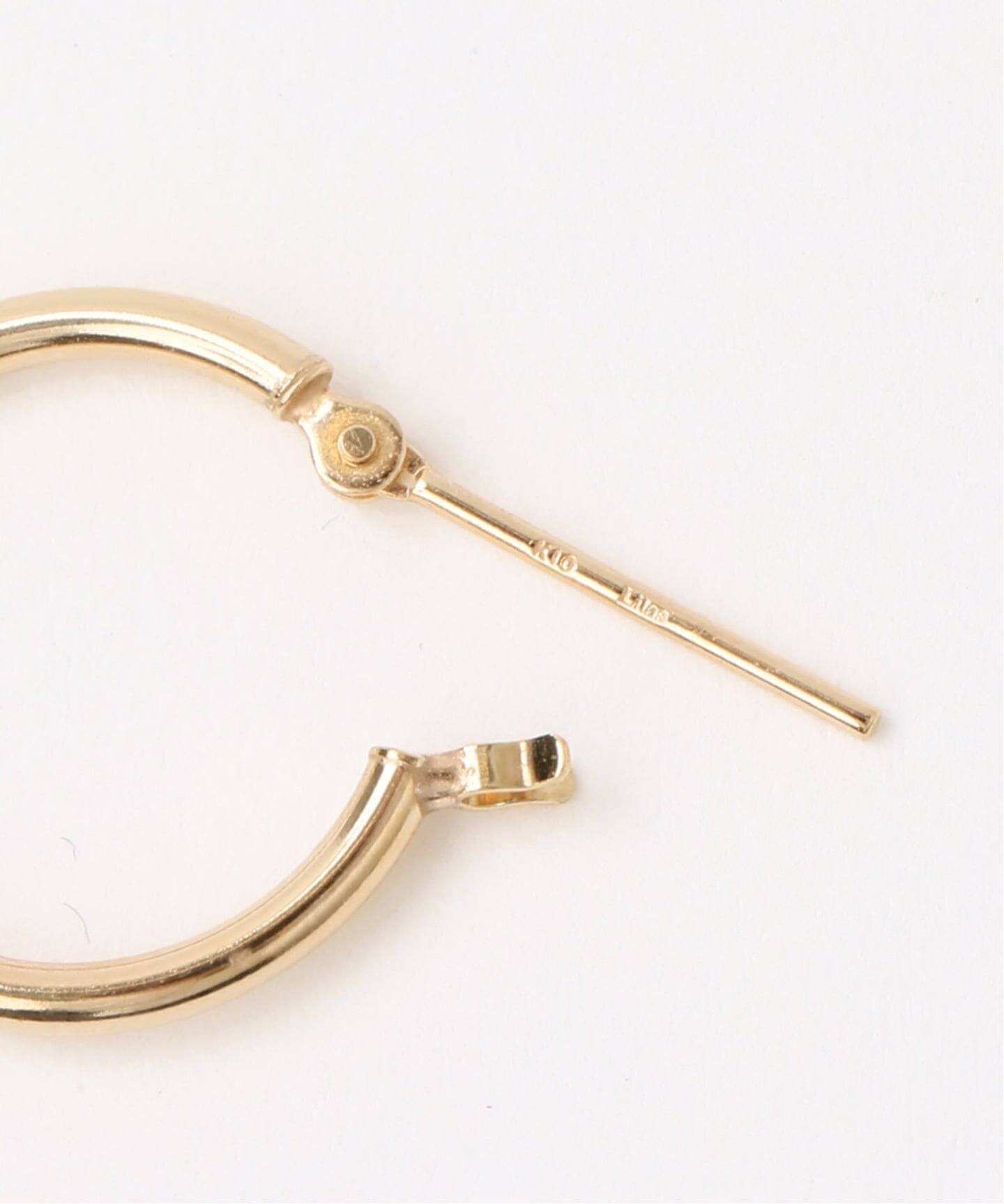 予約》1.5パイプ1.5cmルーフピアス K10（両耳）（ピアス（両耳用