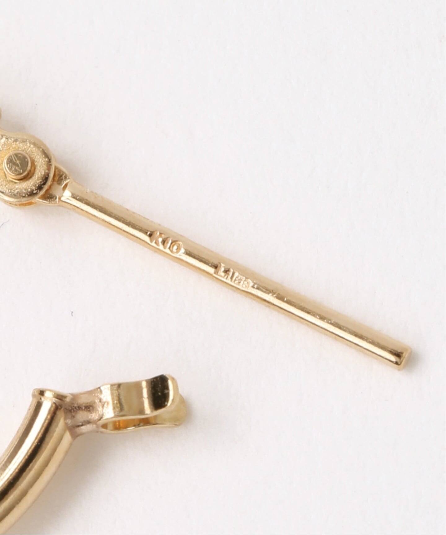 1.5パイプ1.5cmルーフピアス K10（両耳）（ピアス（両耳用））｜Lilas