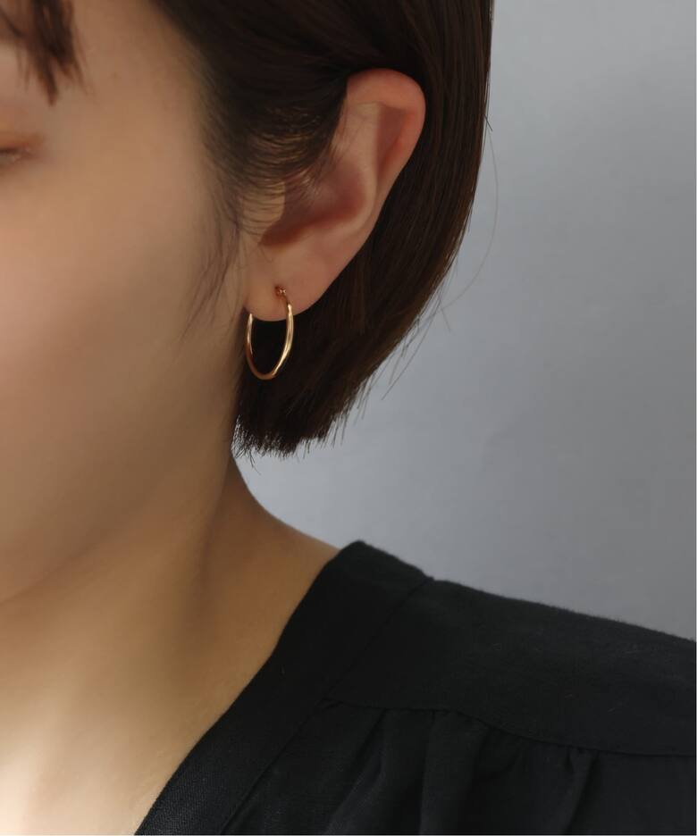 1.5パイプ2cmルーフピアス K10（両耳）（ピアス（両耳用））｜Lilas 