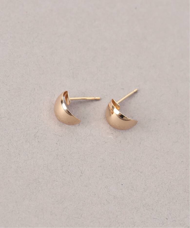 スモールムーンピアス K10（両耳）（ピアス（両耳用））｜Lilas（リラ 